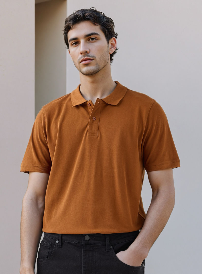 Polo T-shirt with Short Sleeves-men-clothing-tshirtsandpolos-polos-image-1