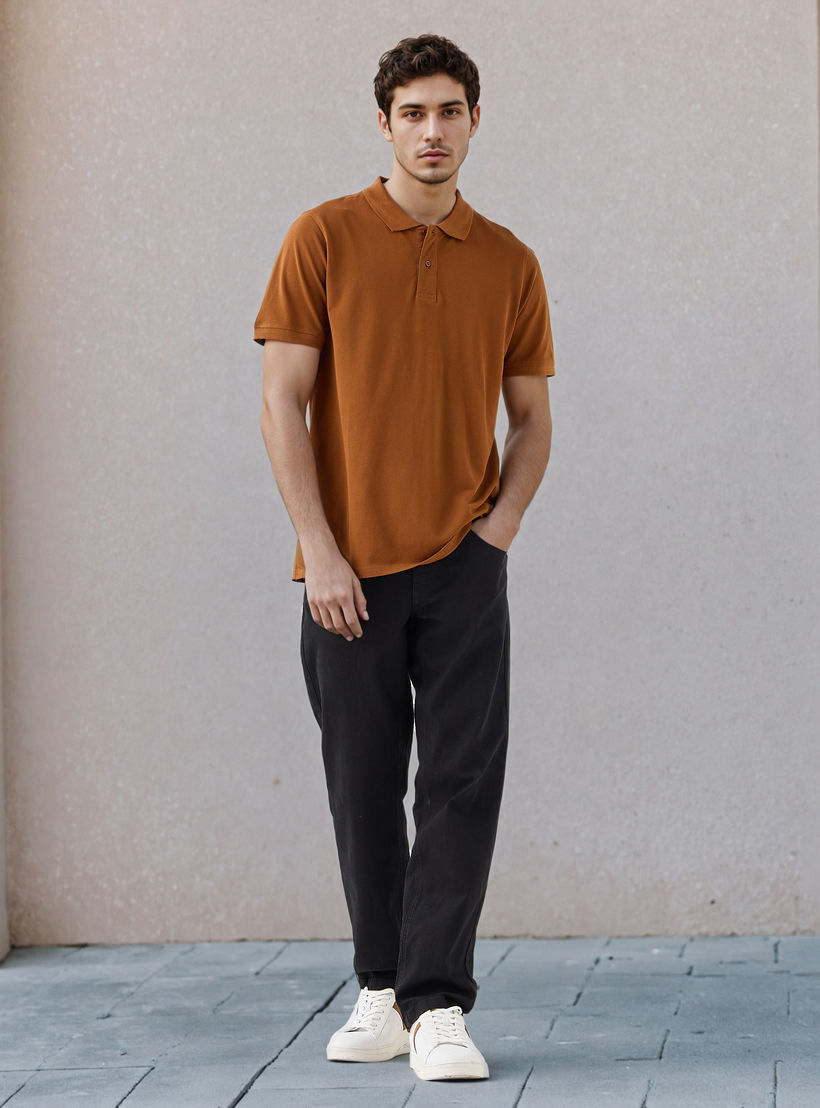 Polo T-shirt with Short Sleeves-men-clothing-tshirtsandpolos-polos-image-2