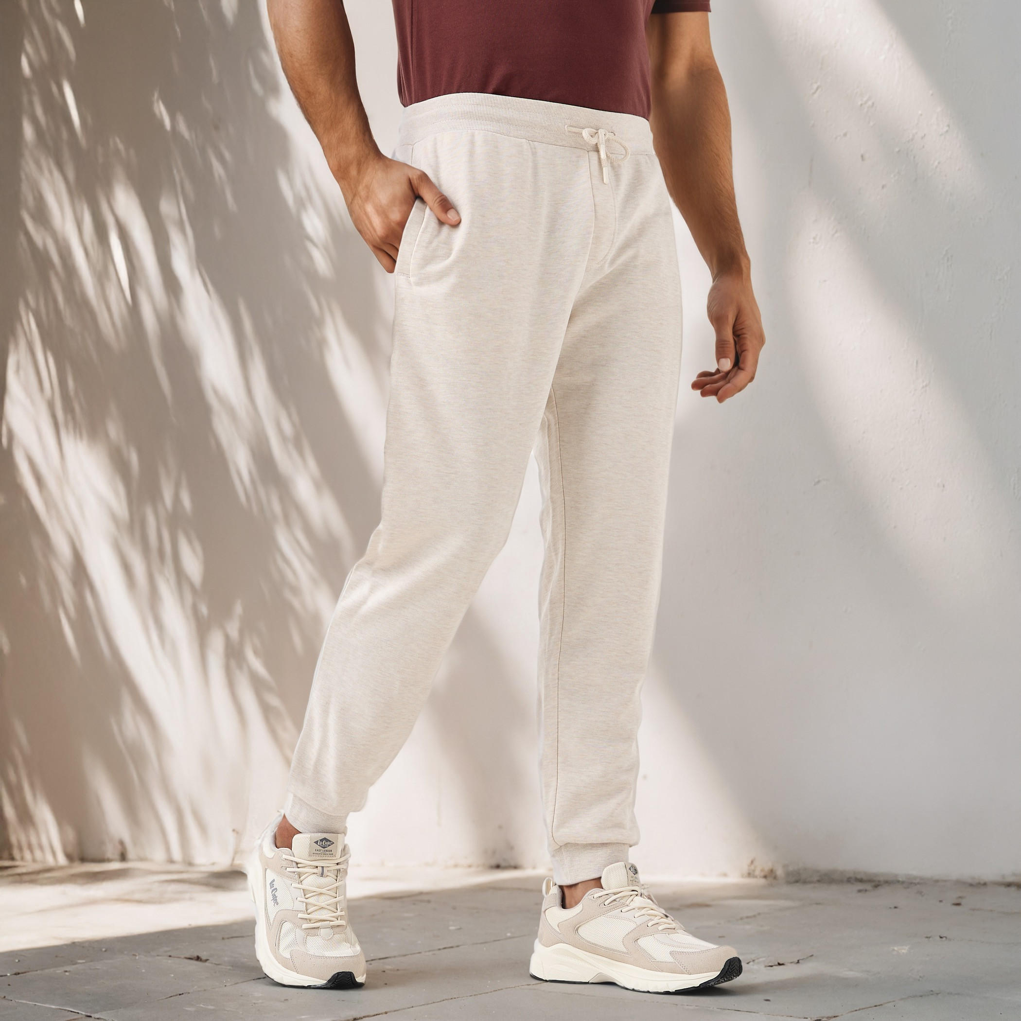 Regular Fit Flexi Waist Joggers with Pockets-men-clothing-bottoms-joggers-image-1