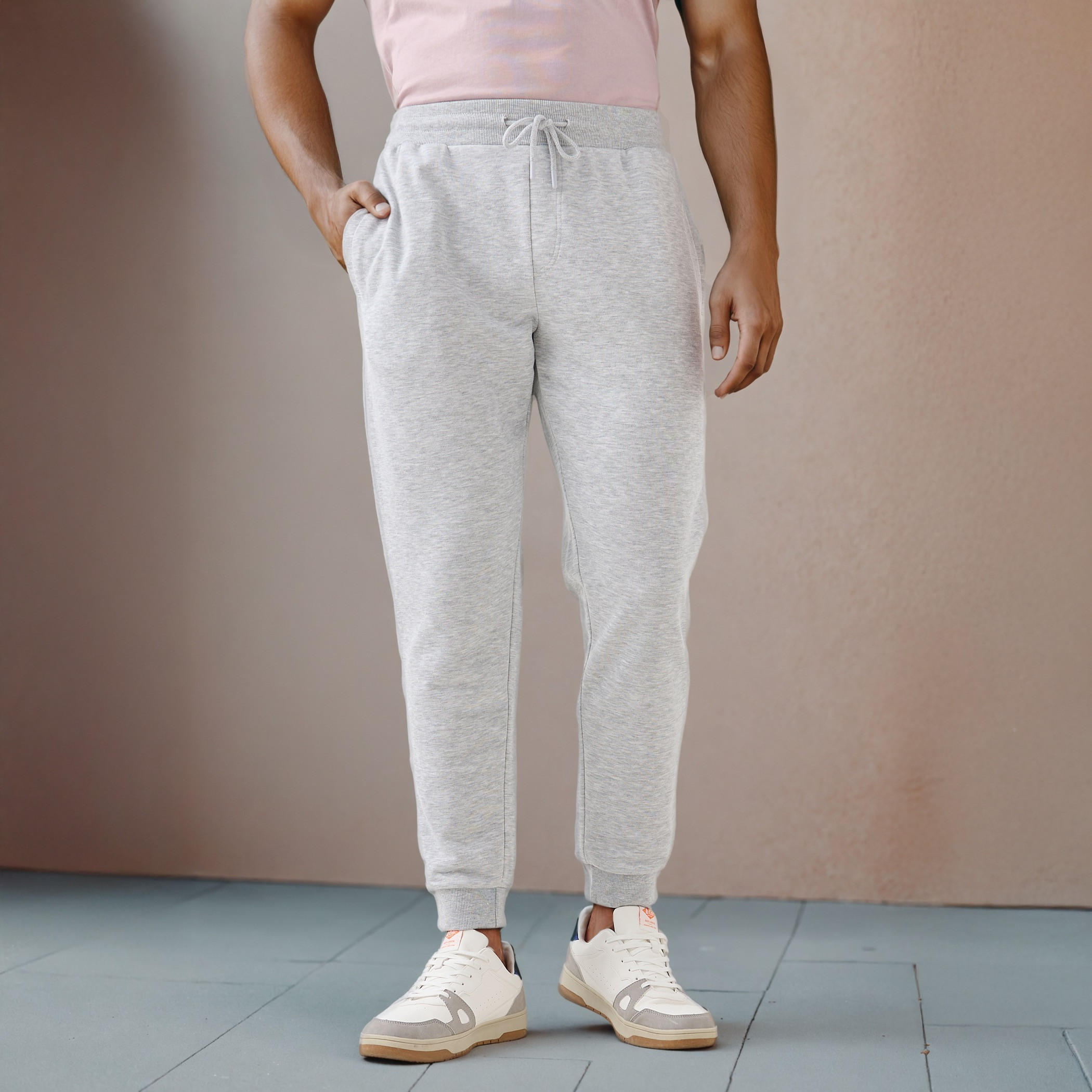 Regular Fit Flexi Waist Joggers with Pockets-men-clothing-bottoms-joggers-image-1