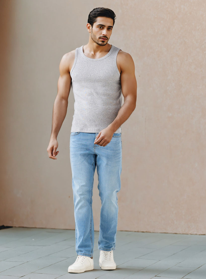 Men Ribbed Cotton Blend Vest-men-clothing-innerwear-vests-image-2