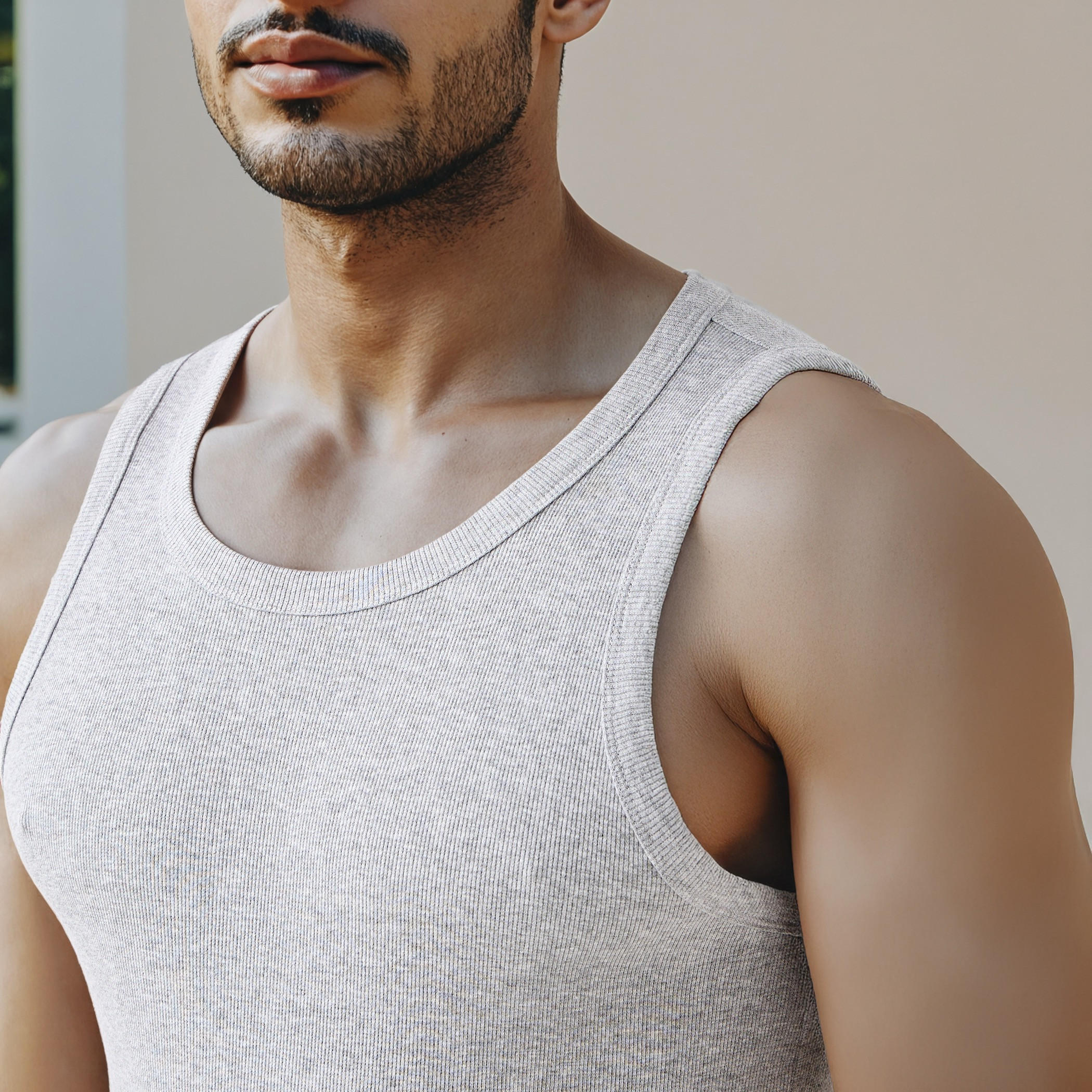 Men Ribbed Cotton Blend Vest-men-clothing-innerwear-vests-image-4