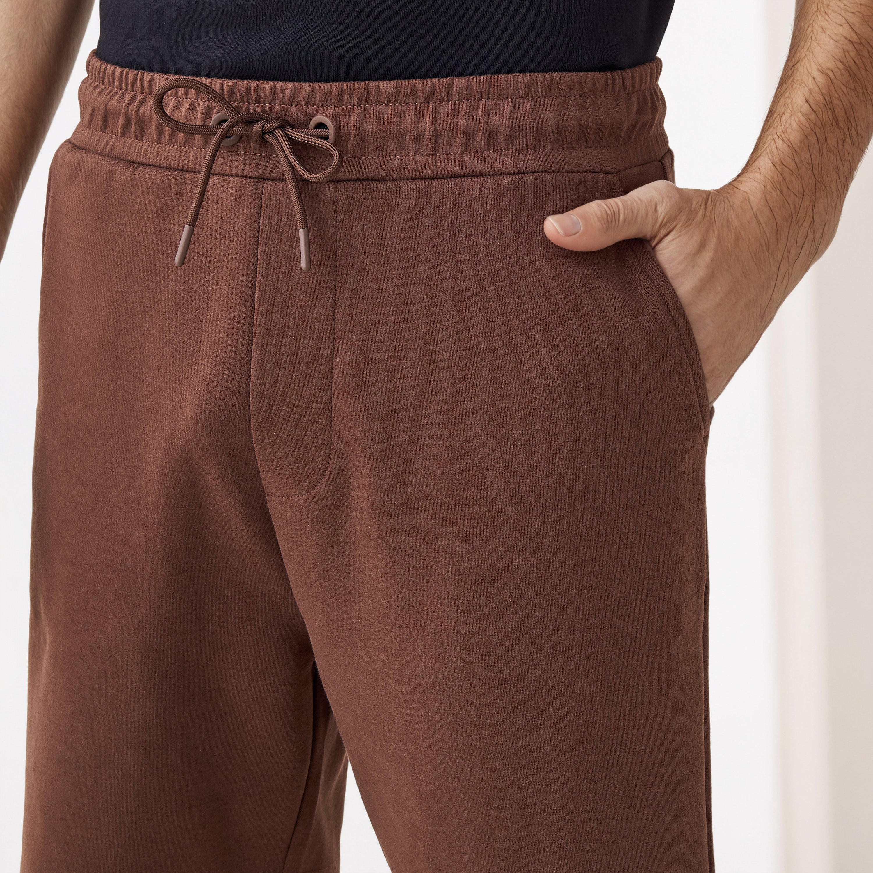 Regular Fit Scuba Flexi Waist Shorts-men-clothing-bottoms-shorts-image-4