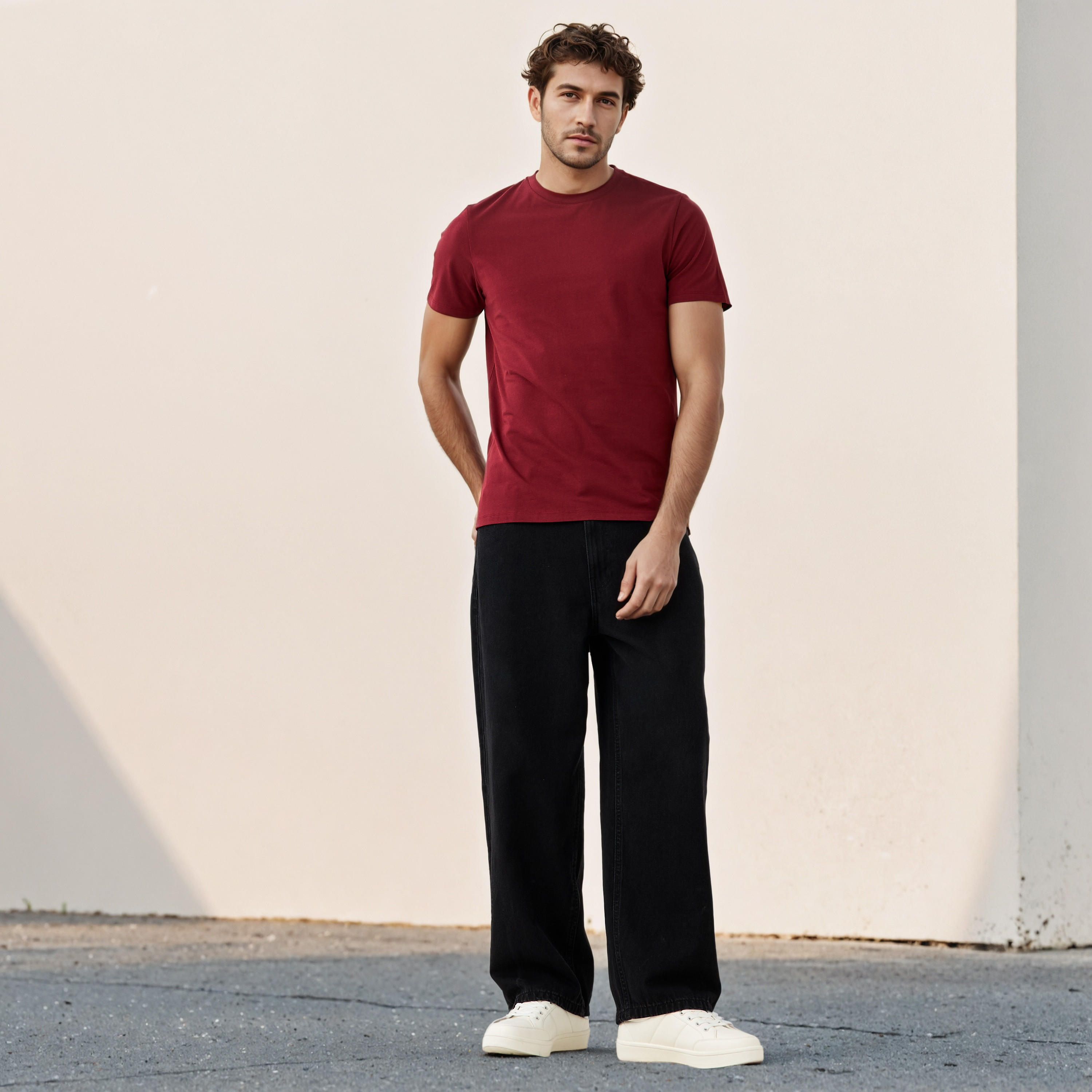 Regular Fit Crew Neck T-shirt-men-clothing-tshirtsandpolos-tshirts-image-2