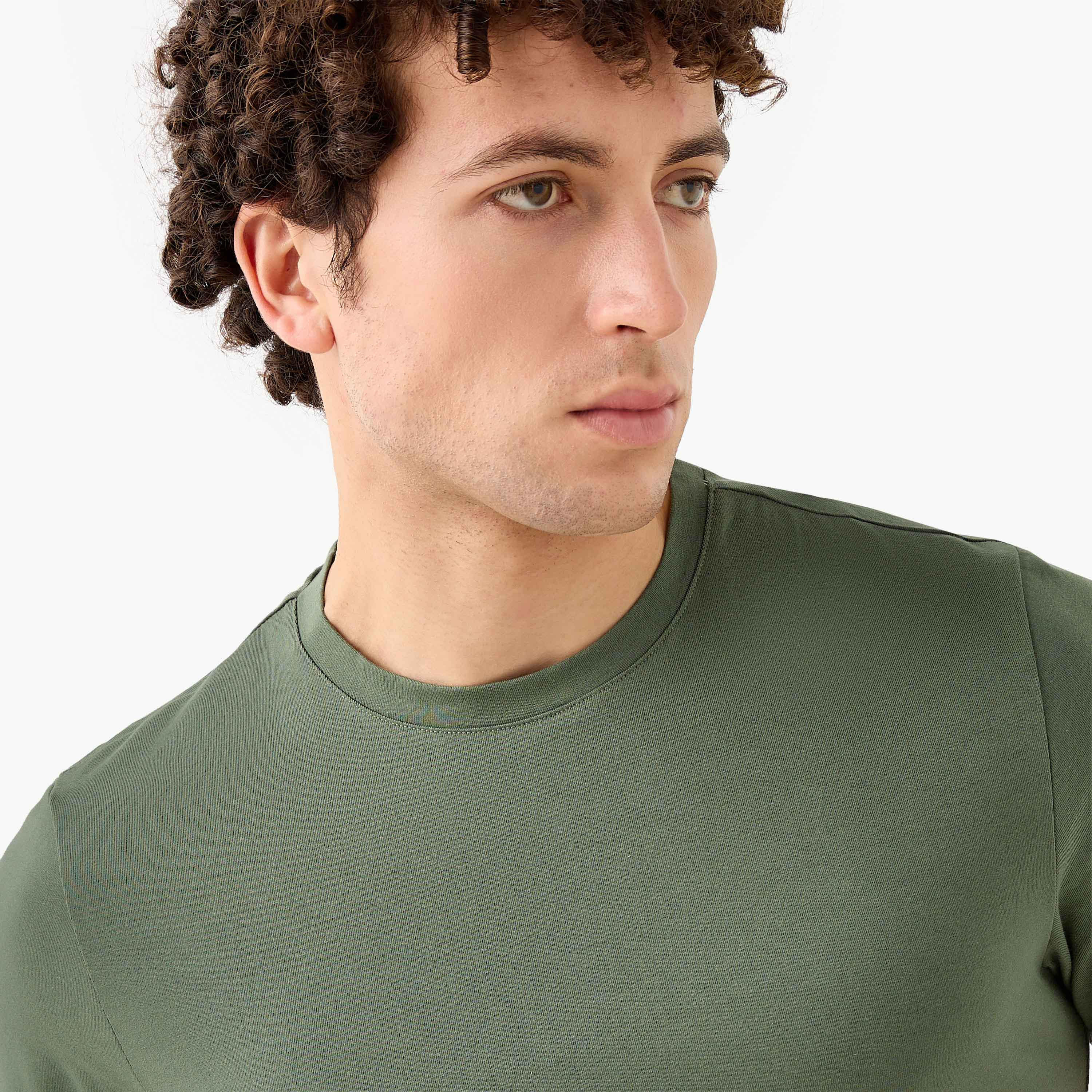 Regular Fit Crew Neck T-shirt-men-clothing-tshirtsandpolos-tshirts-image-4