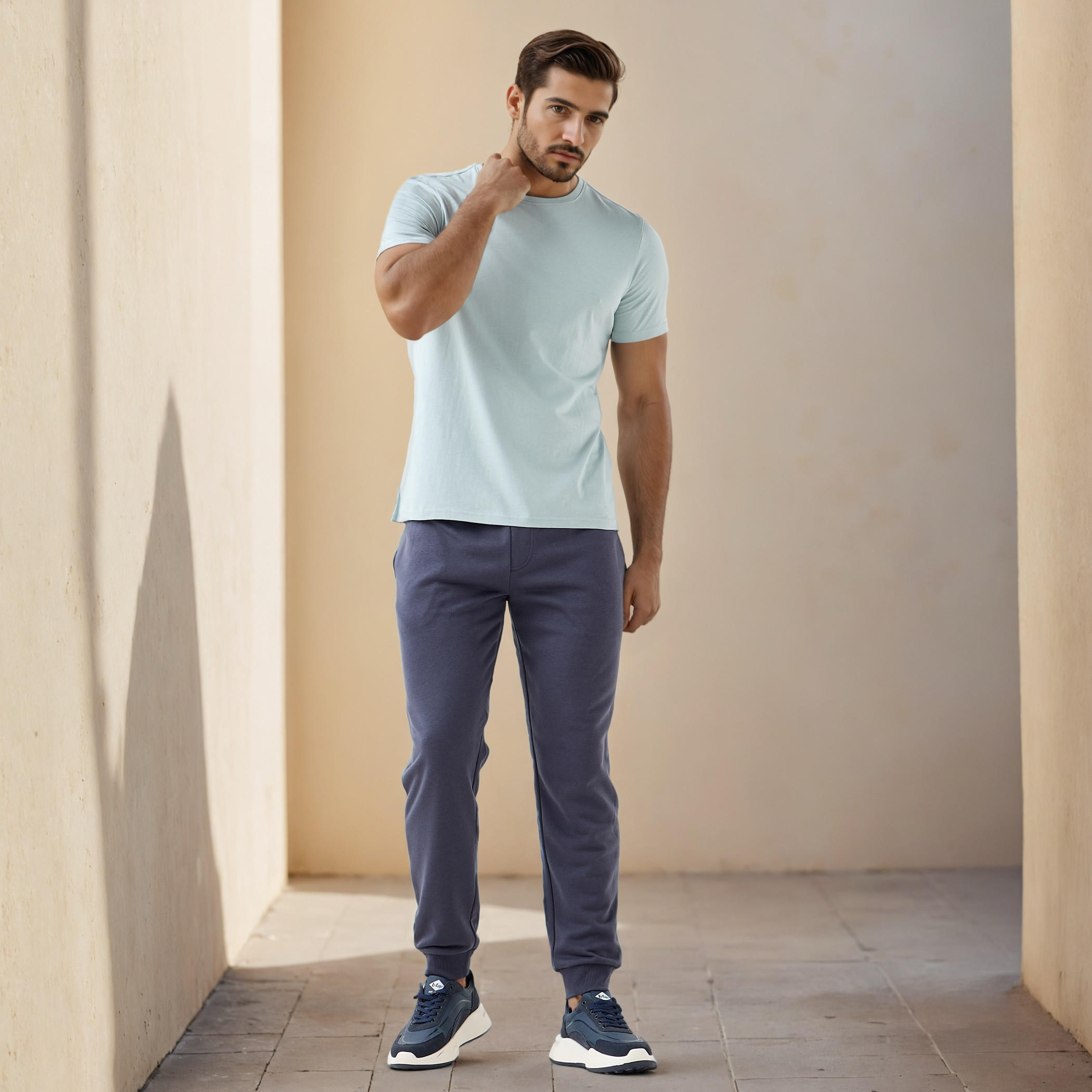 Regular Fit Crew Neck T-shirt-men-clothing-tshirtsandpolos-tshirts-image-2