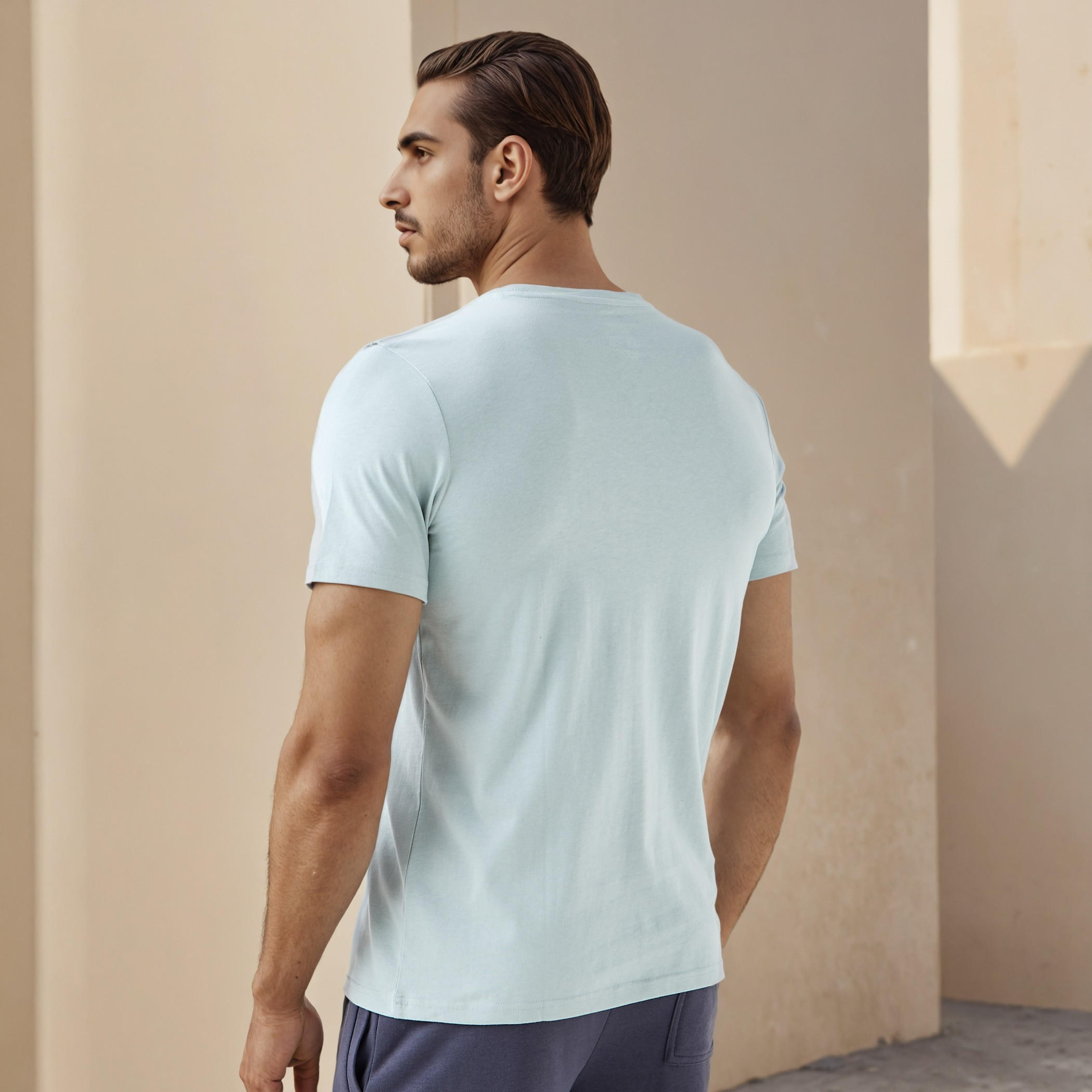 Regular Fit Crew Neck T-shirt-men-clothing-tshirtsandpolos-tshirts-image-3