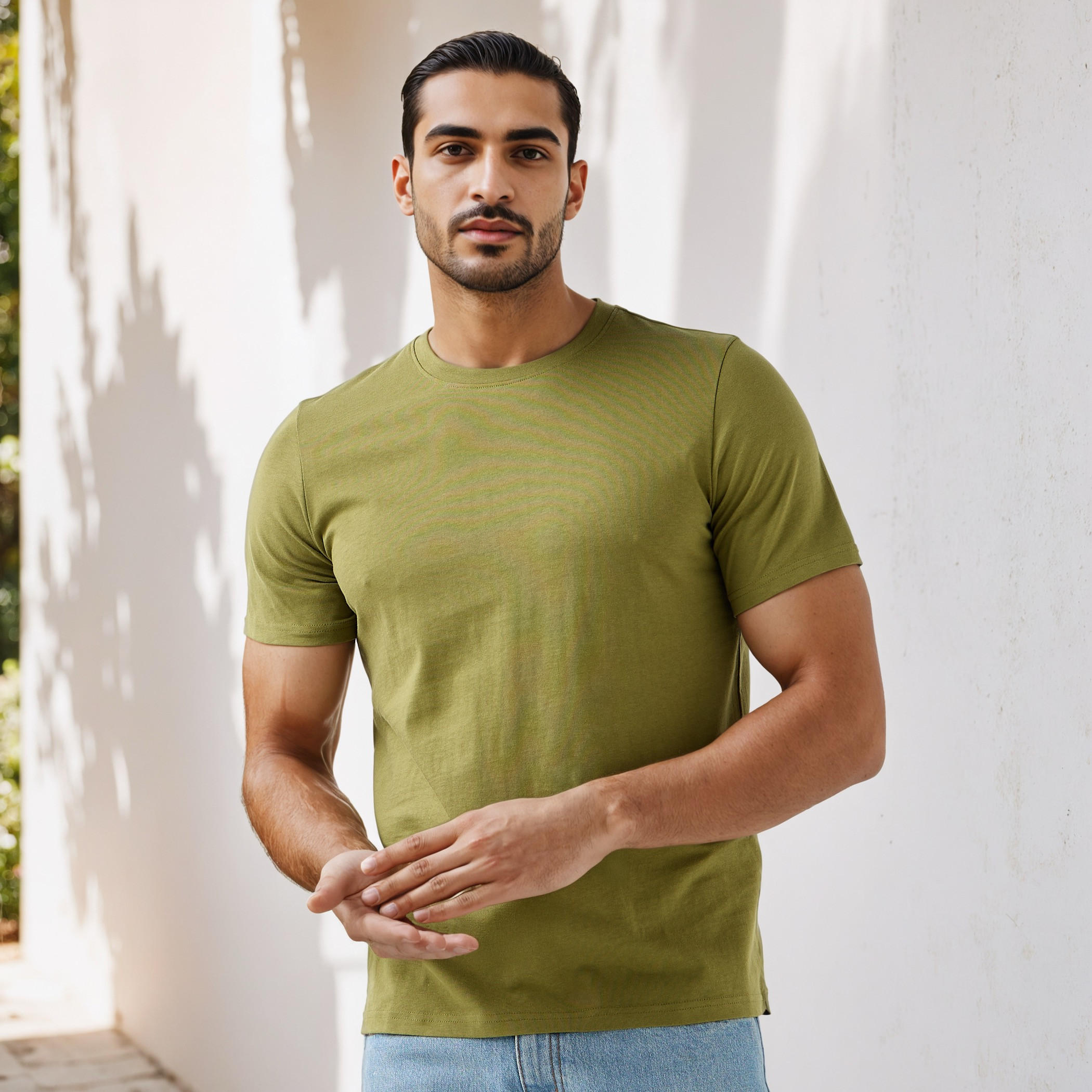 Regular Fit Crew Neck T-shirt-men-clothing-tshirtsandpolos-tshirts-image-1