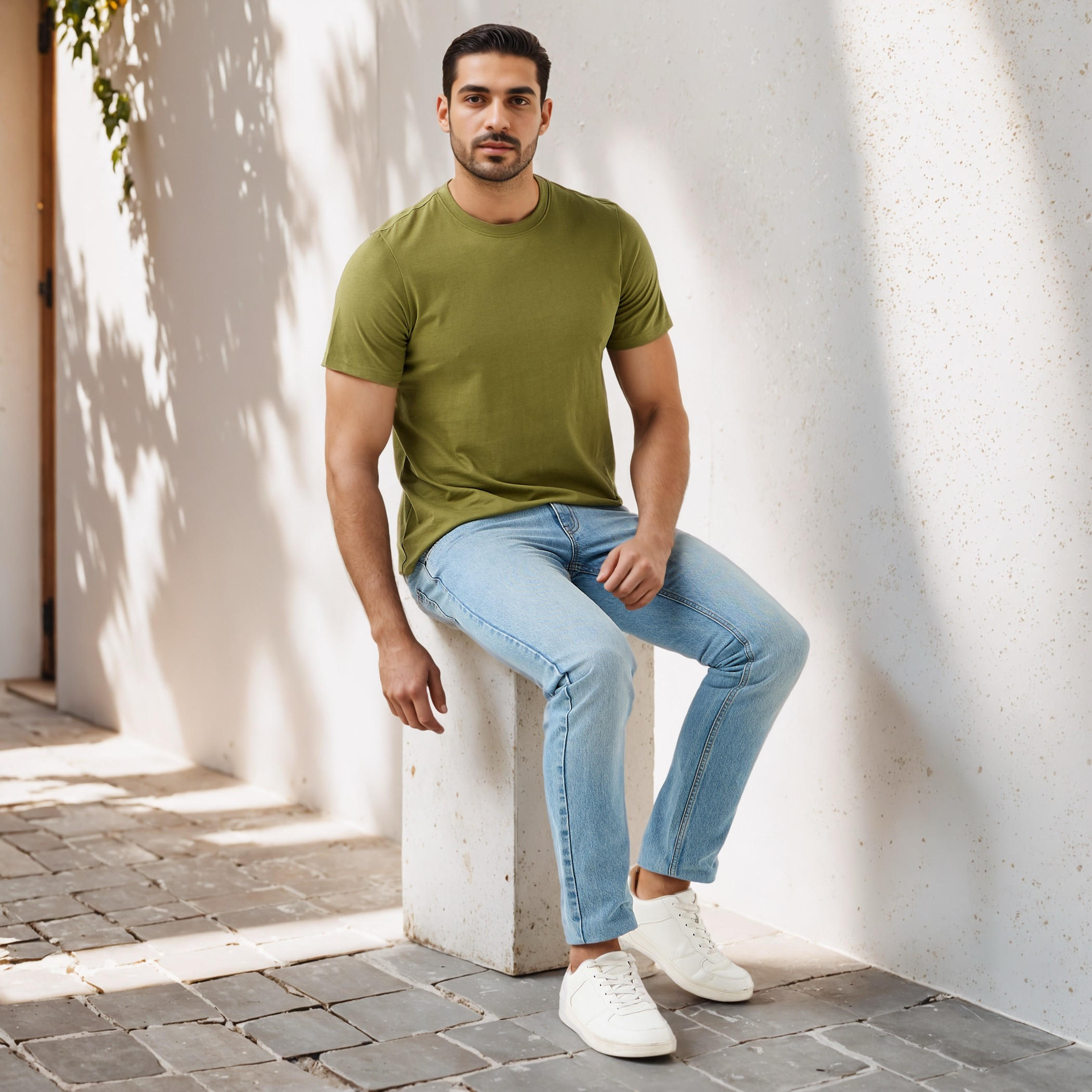 Regular Fit Crew Neck T-shirt-men-clothing-tshirtsandpolos-tshirts-image-2