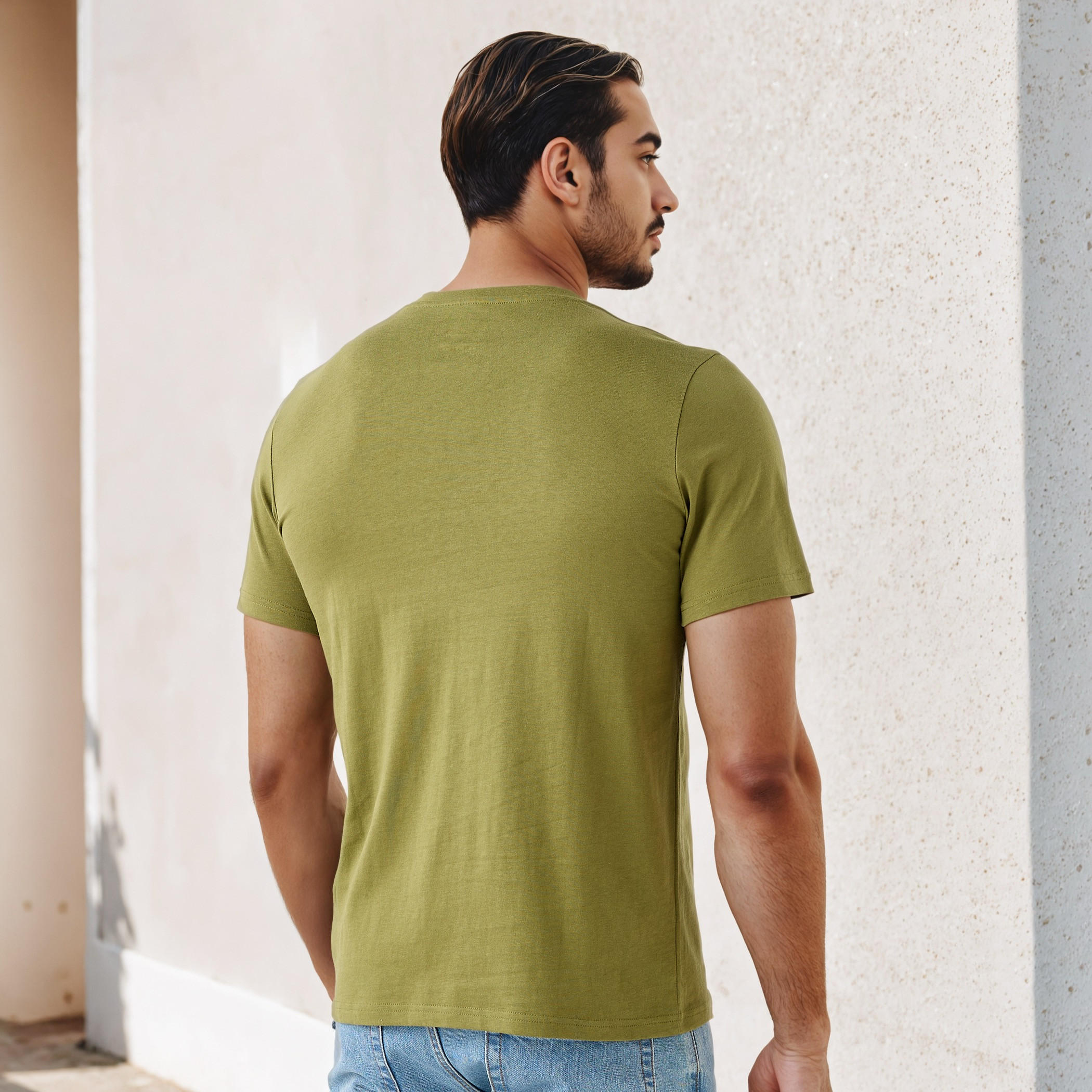 Regular Fit Crew Neck T-shirt-men-clothing-tshirtsandpolos-tshirts-image-3