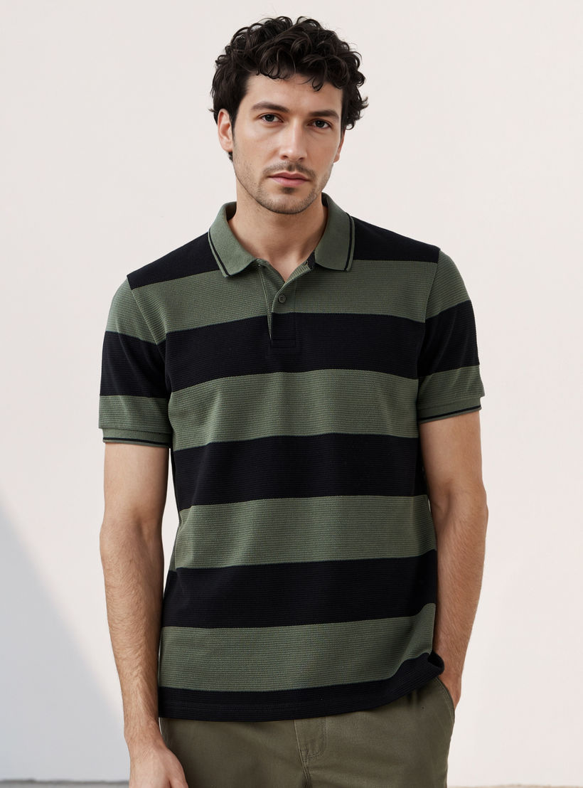 Striped Ottoman Polo T-shirt-men-clothing-tshirtsandpolos-polos-image-1
