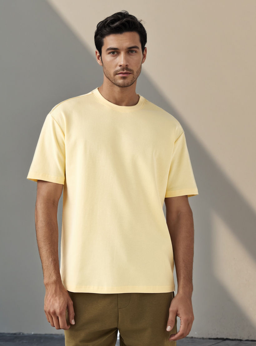 Relaxed Fit Drop Shoulder T-shirt-men-clothing-tshirtsandpolos-tshirts-image-1