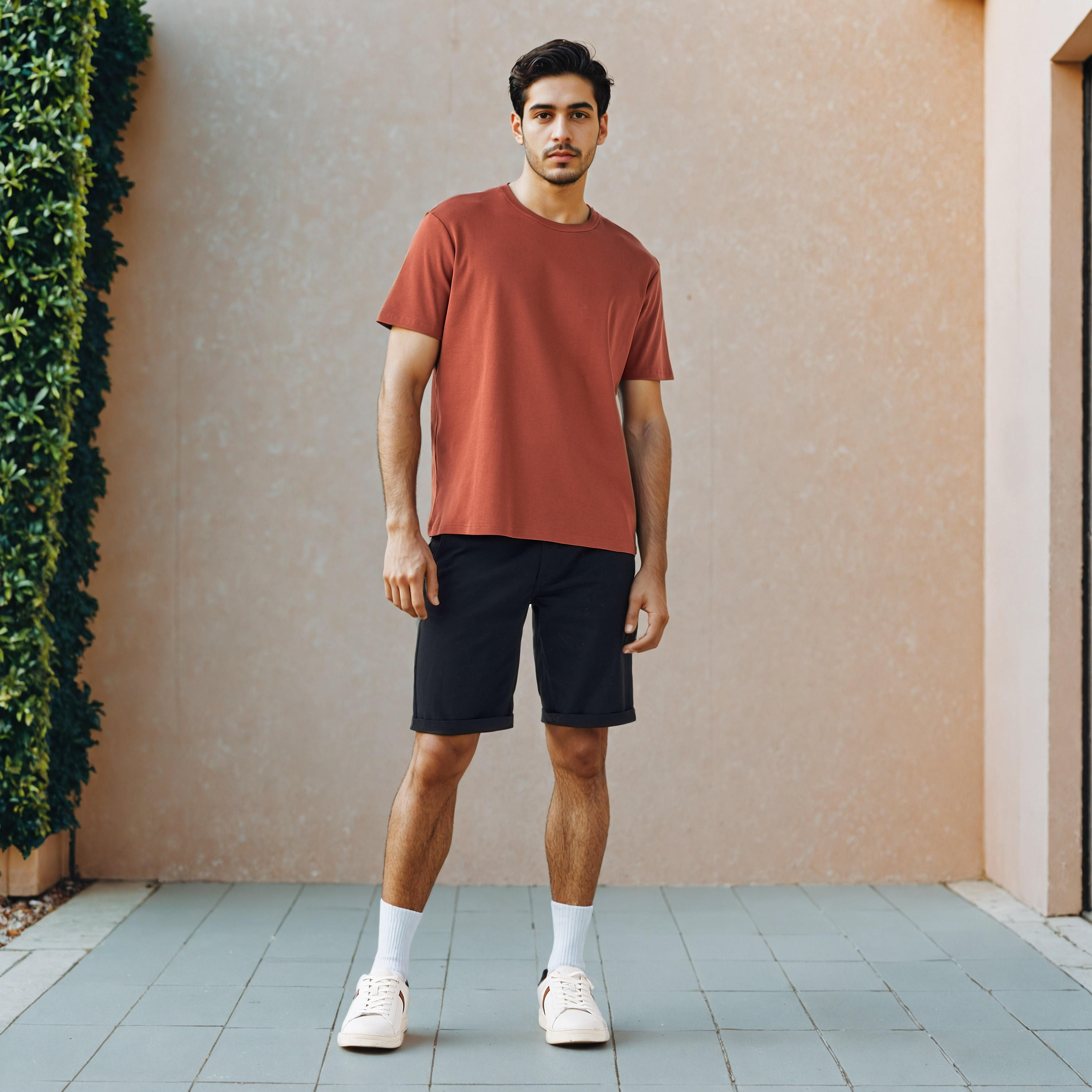 Relaxed Fit Crew Neck T-shirt-men-clothing-tshirtsandpolos-tshirts-image-2
