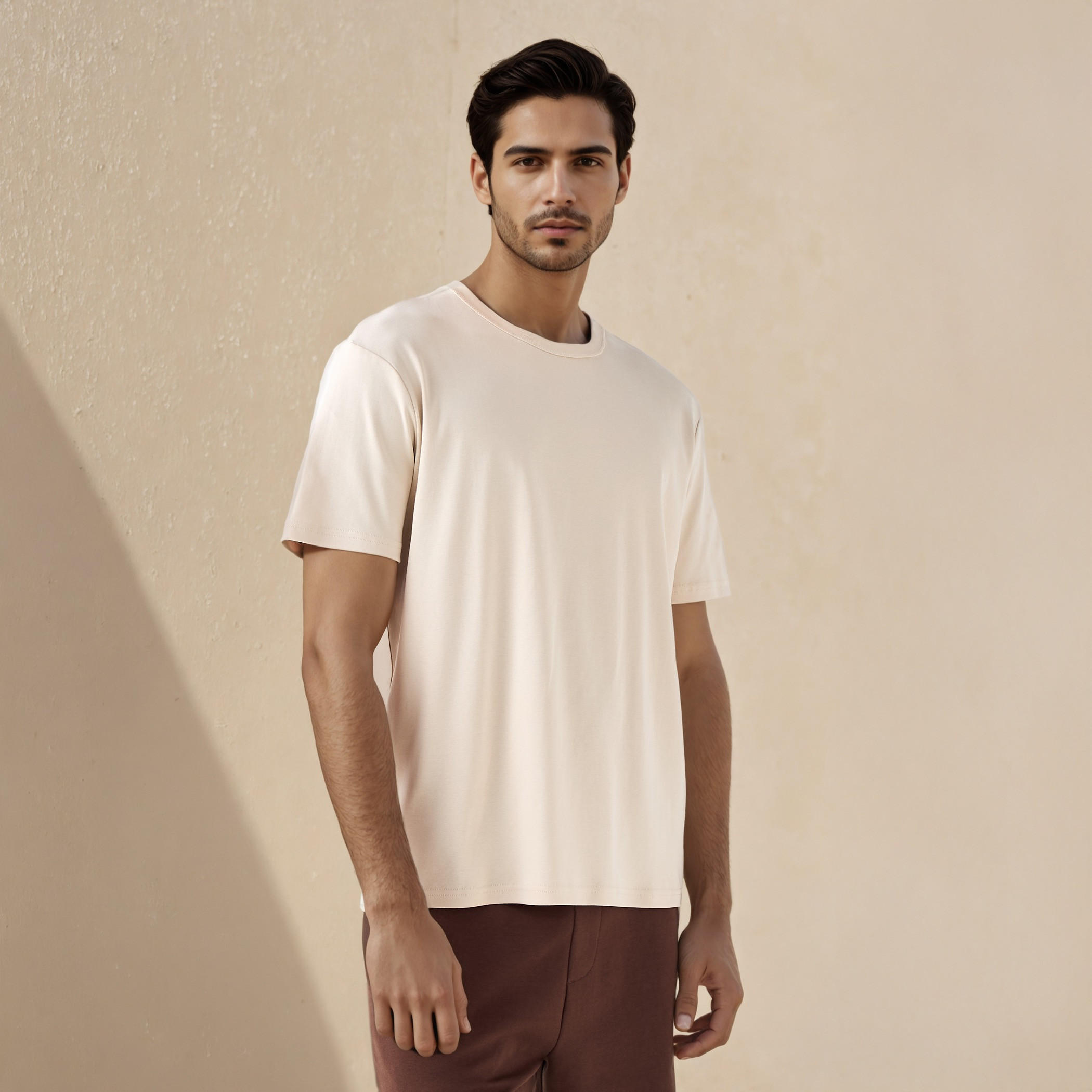 Relaxed Fit Crew Neck T-shirt-men-clothing-tshirtsandpolos-tshirts-image-1