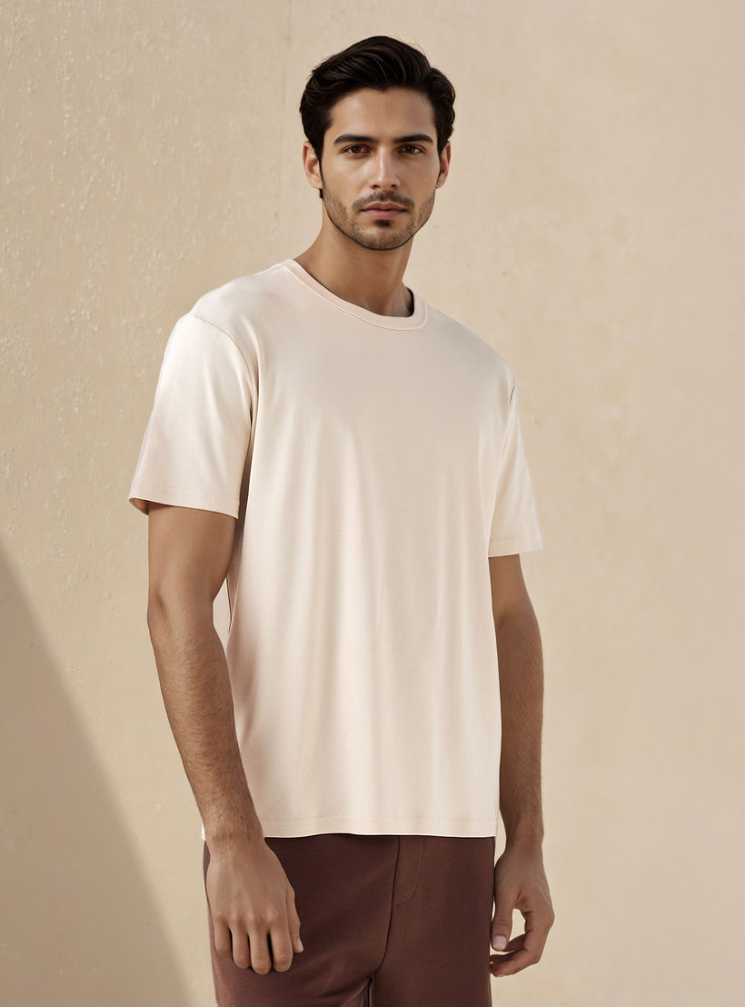 Relaxed Fit Crew Neck T-shirt-men-clothing-tshirtsandpolos-tshirts-image-1
