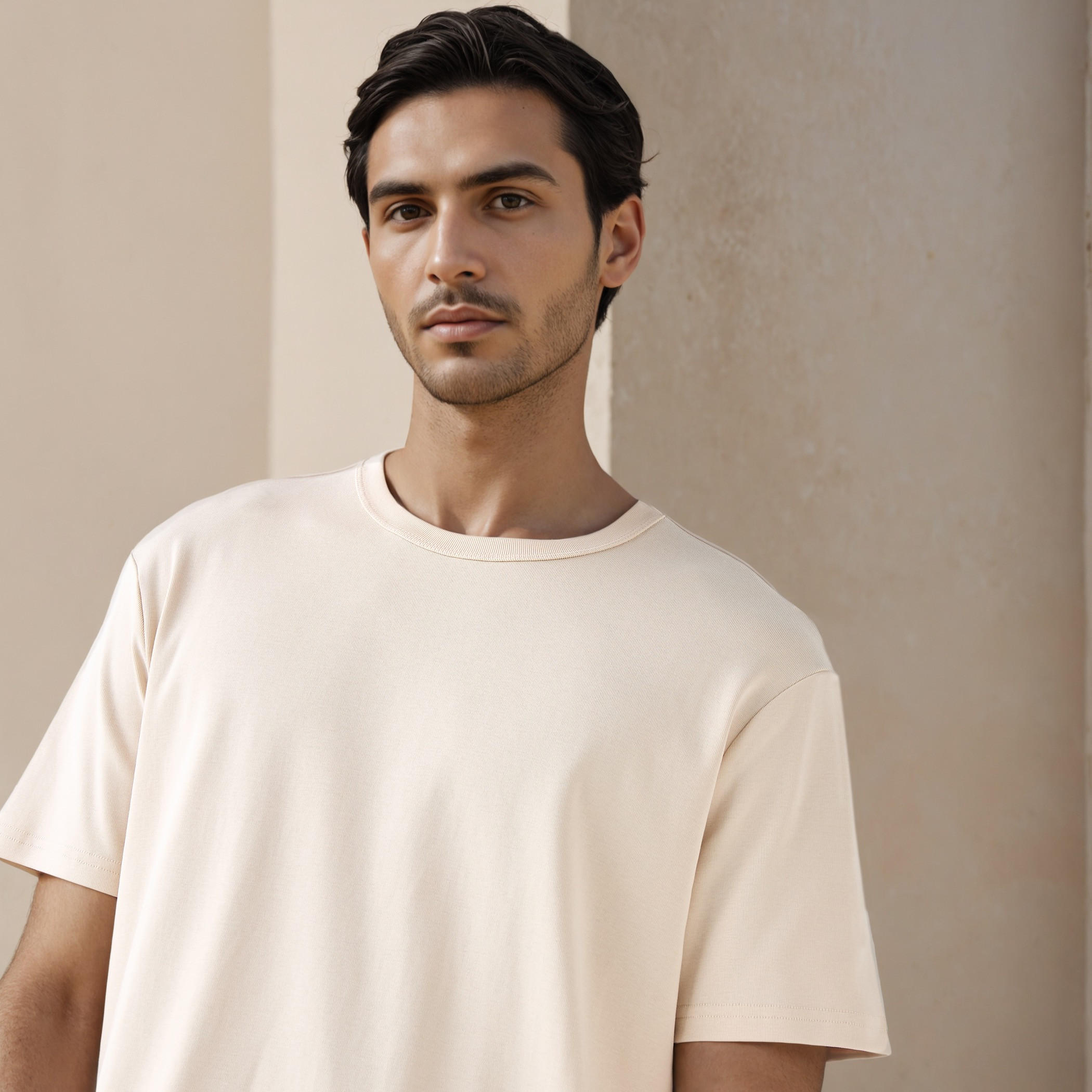 Relaxed Fit Crew Neck T-shirt-men-clothing-tshirtsandpolos-tshirts-image-4