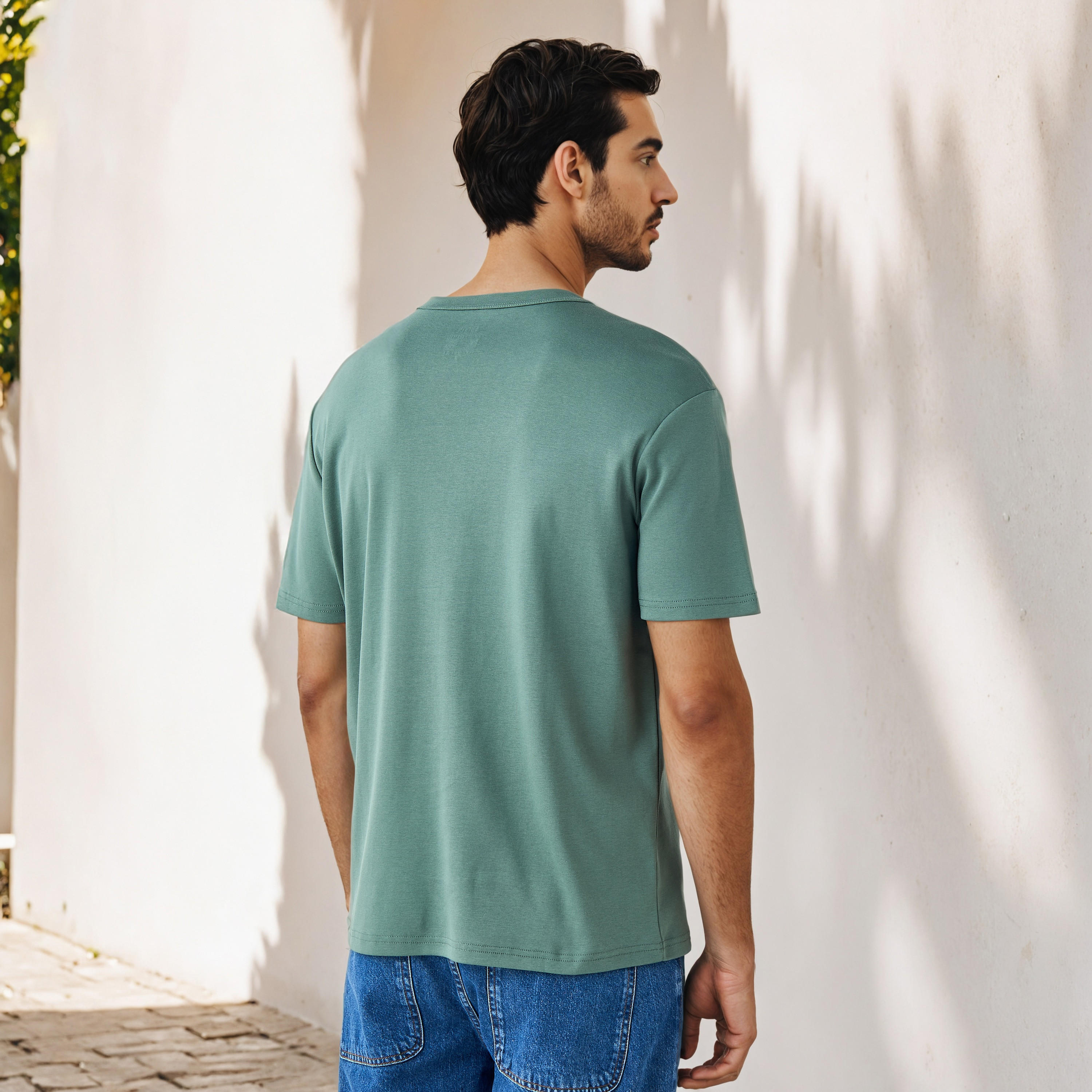 Relaxed Fit Crew Neck T-shirt-men-clothing-tshirtsandpolos-tshirts-image-3