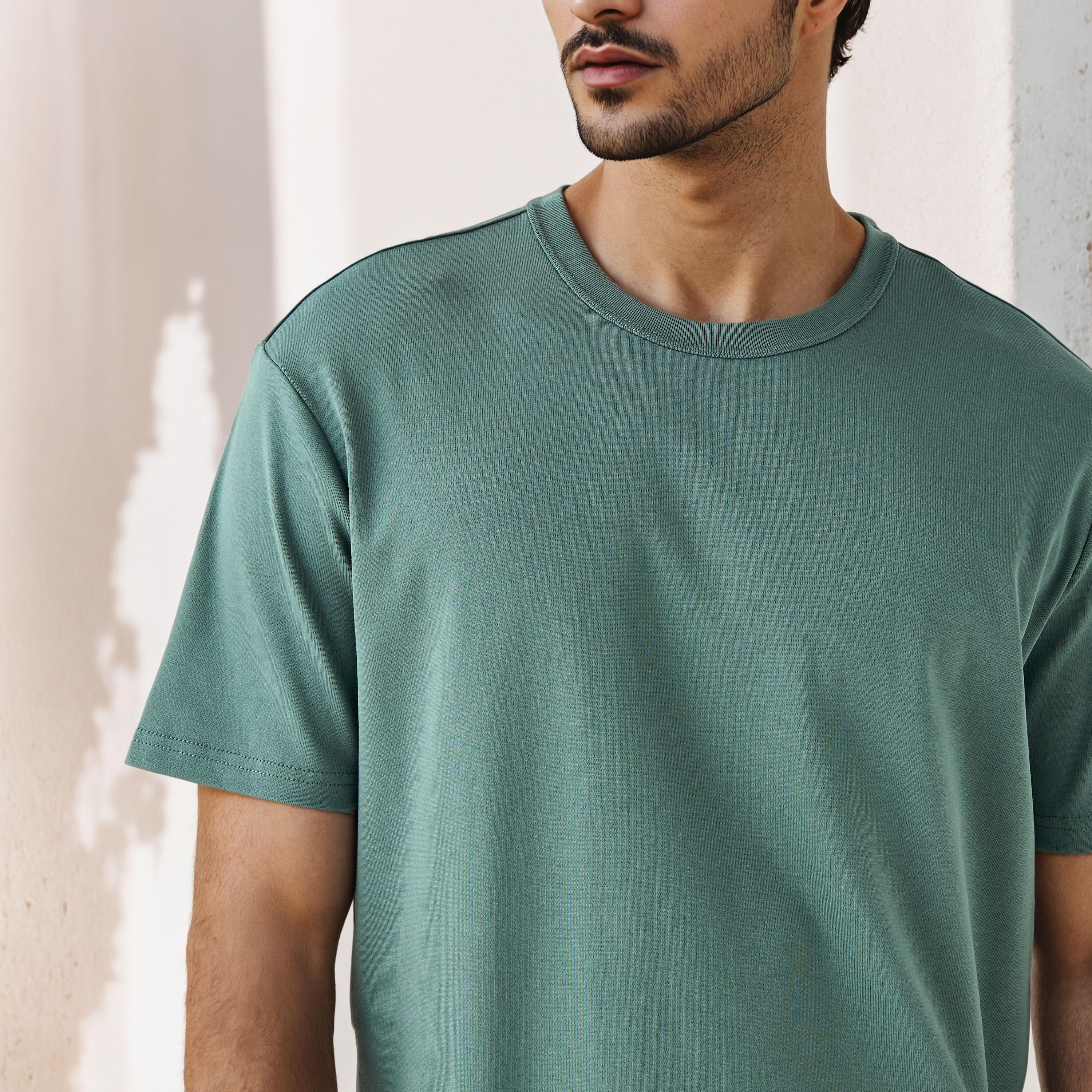 Relaxed Fit Crew Neck T-shirt-men-clothing-tshirtsandpolos-tshirts-image-4