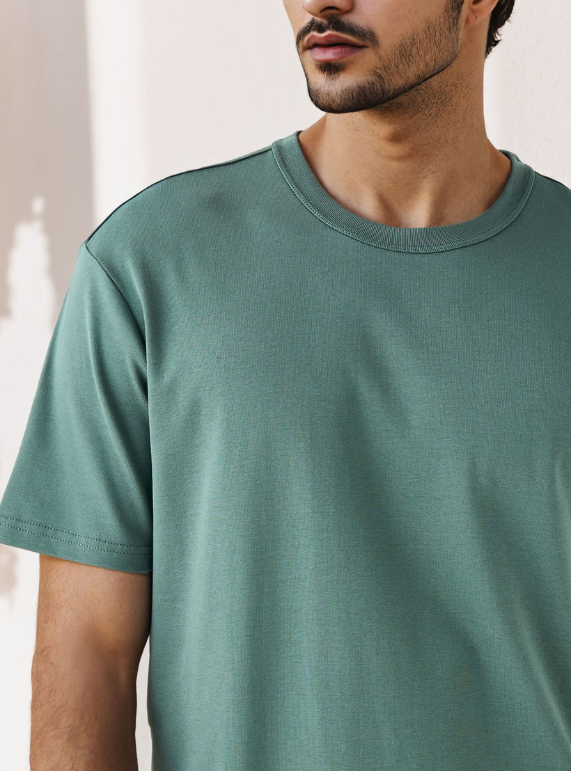 Relaxed Fit Crew Neck T-shirt-men-clothing-tshirtsandpolos-tshirts-image-4