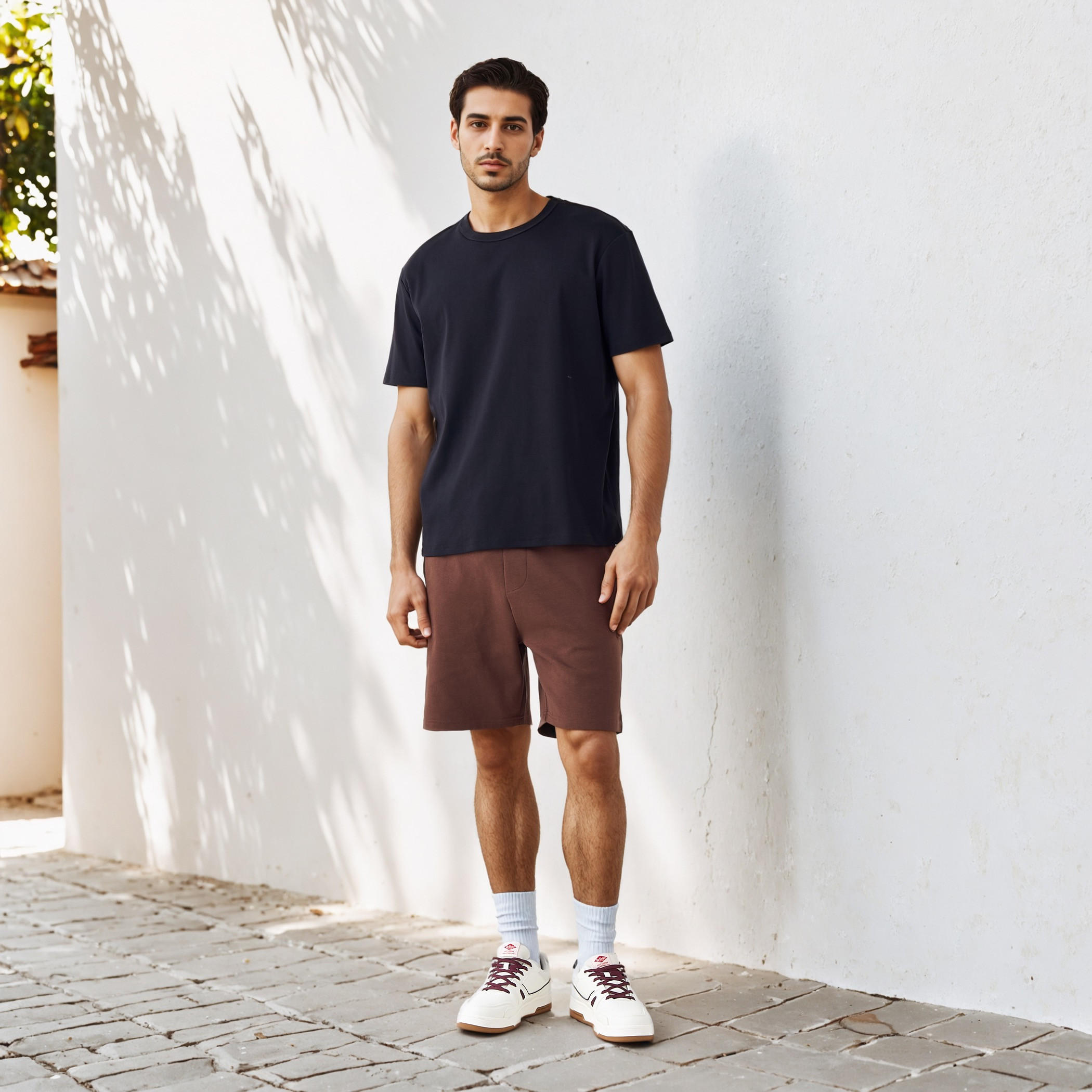Relaxed Fit Crew Neck T-shirt-men-clothing-tshirtsandpolos-tshirts-image-2