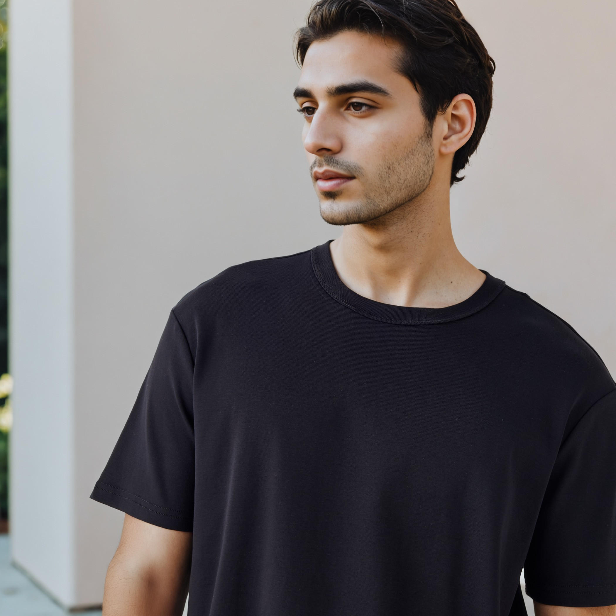 Relaxed Fit Crew Neck T-shirt-men-clothing-tshirtsandpolos-tshirts-image-4