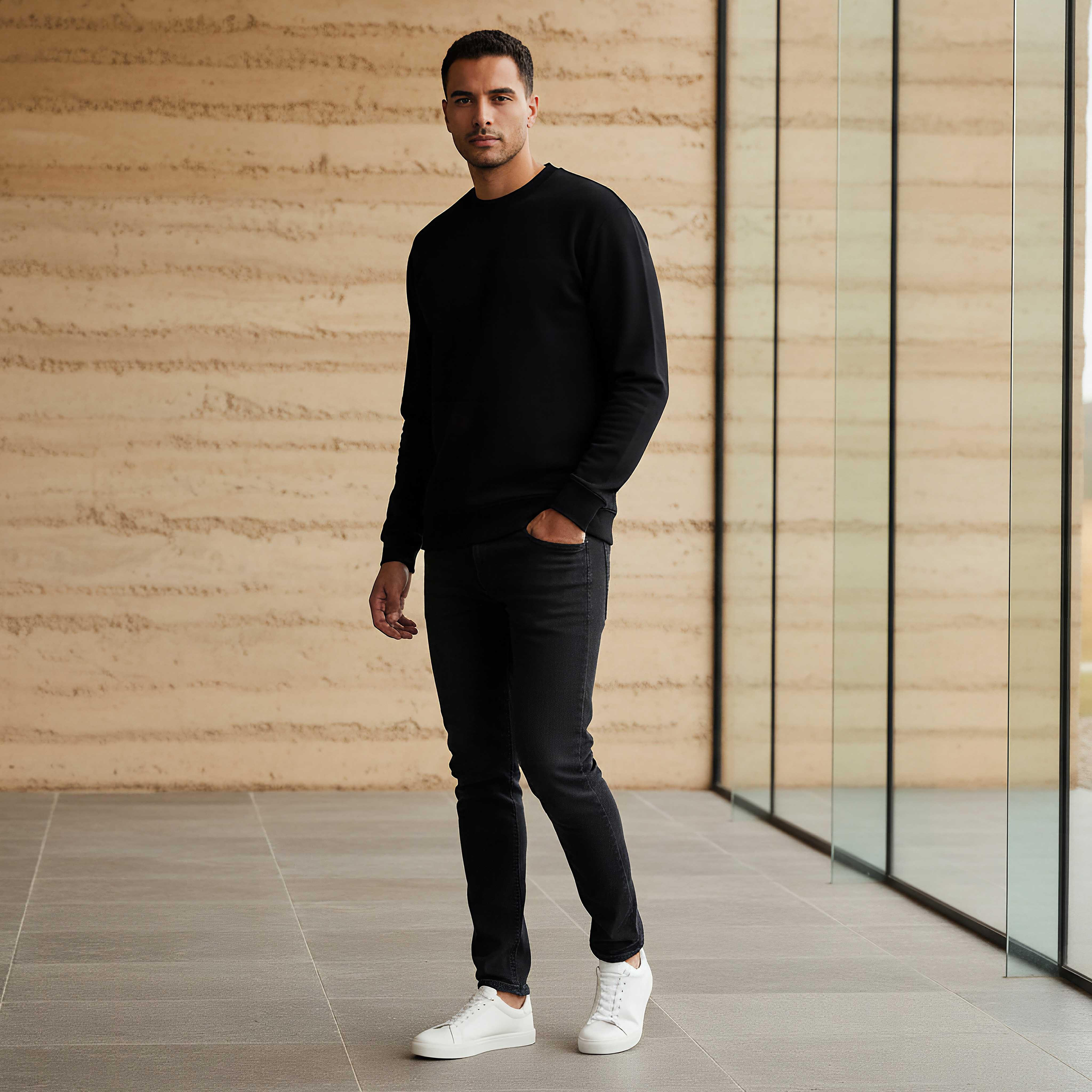 Men Regular Fit Soft Touch Sweatshirt-men-winterwear-hoodiesandsweatshirts-image-2