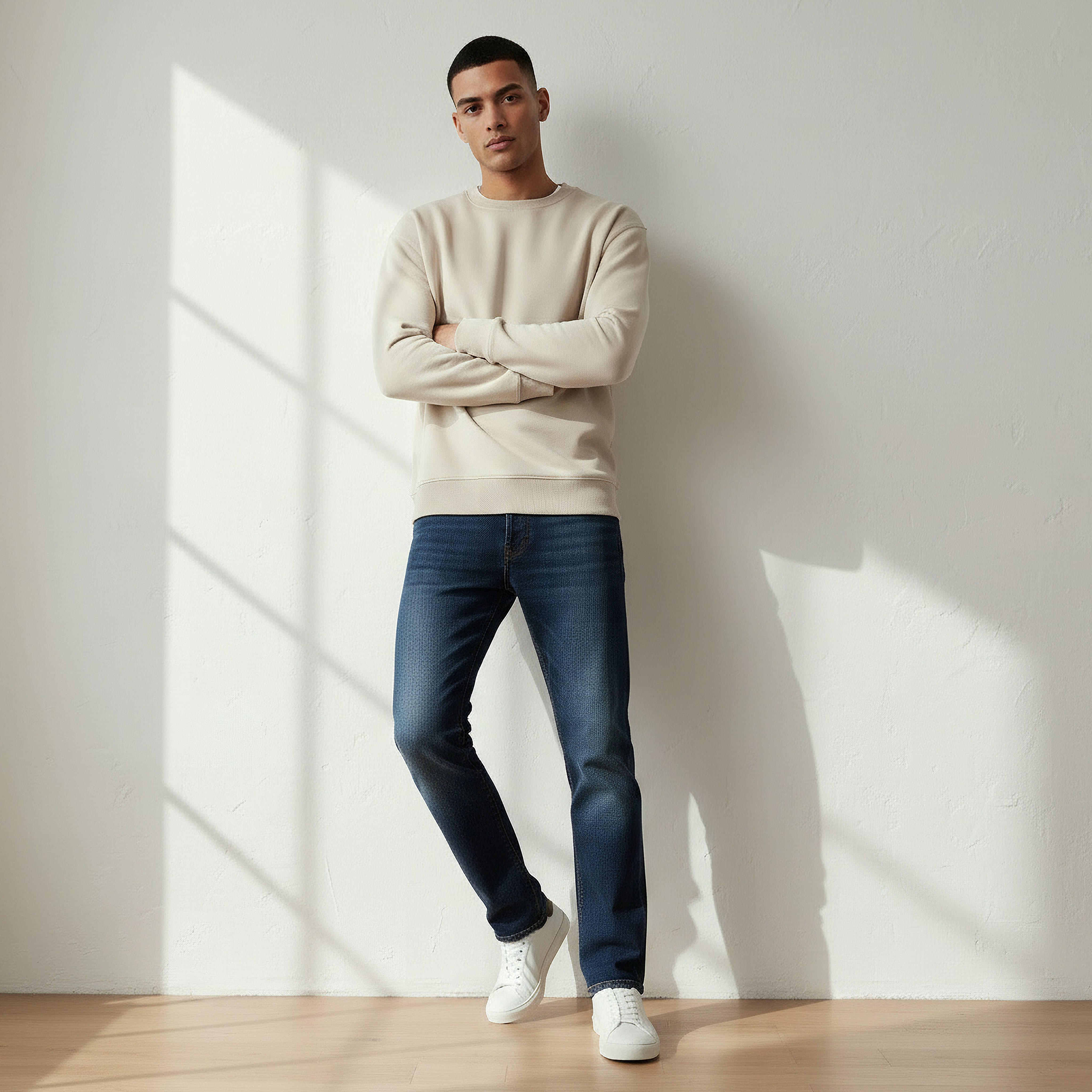 Men Regular Fit Soft Touch Sweatshirt-men-winterwear-hoodiesandsweatshirts-image-2