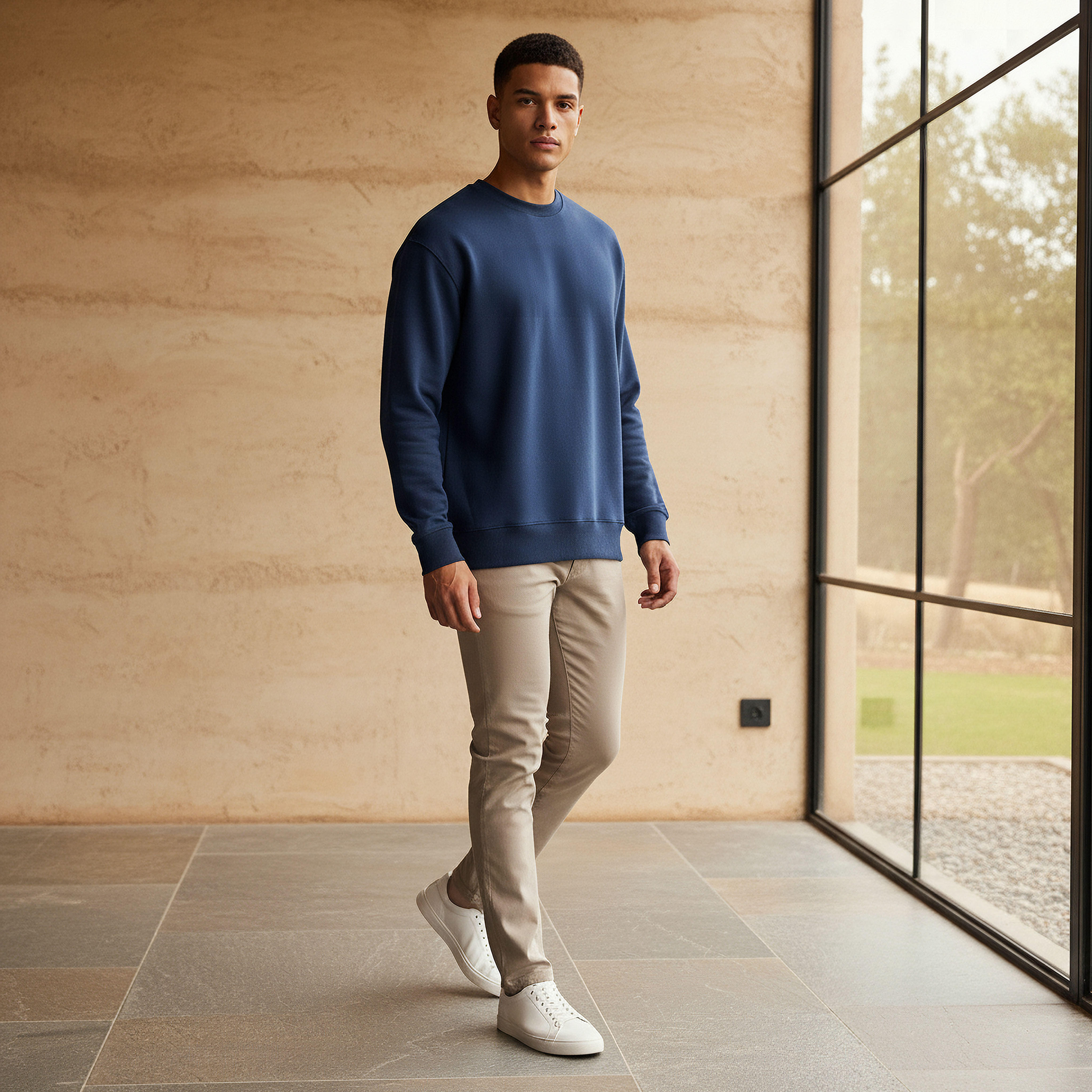 سويت شيرت ناعم الملمس بقصّة عادية للرجال-men-winterwear-hoodiesandsweatshirts-image-2