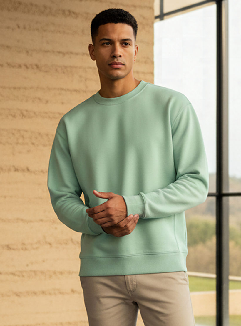 Men Regular Fit Soft Touch Sweatshirt-men-winterwear-hoodiesandsweatshirts-image-1