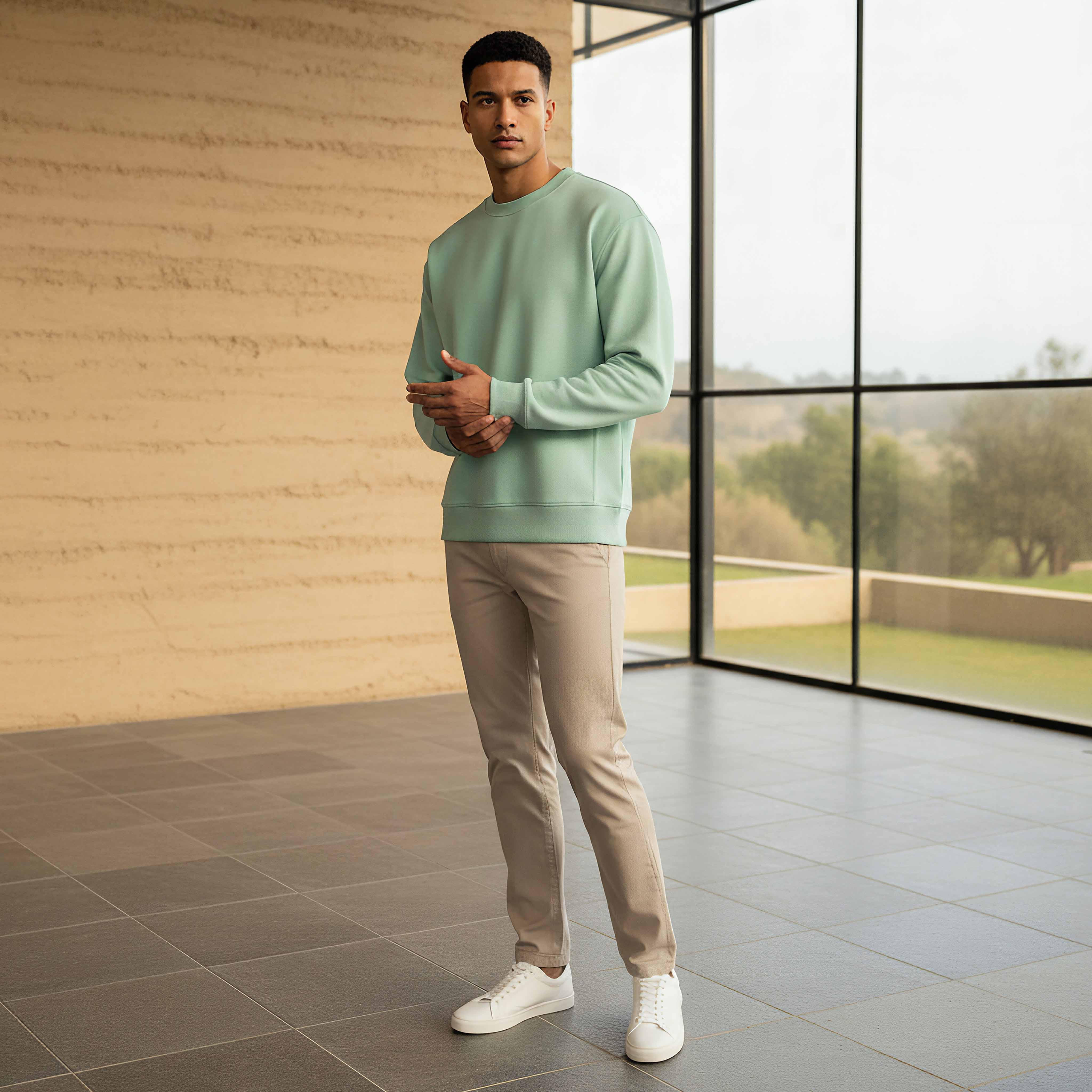 Men Regular Fit Soft Touch Sweatshirt-men-winterwear-hoodiesandsweatshirts-image-2