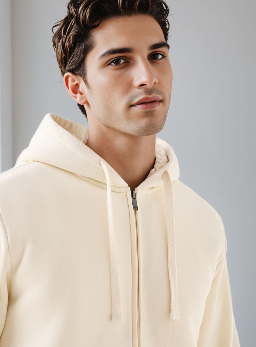 Men Regular Fit Hooded Zipper Jacket-men-clothing-jacketsandblazers-jackets-image-4