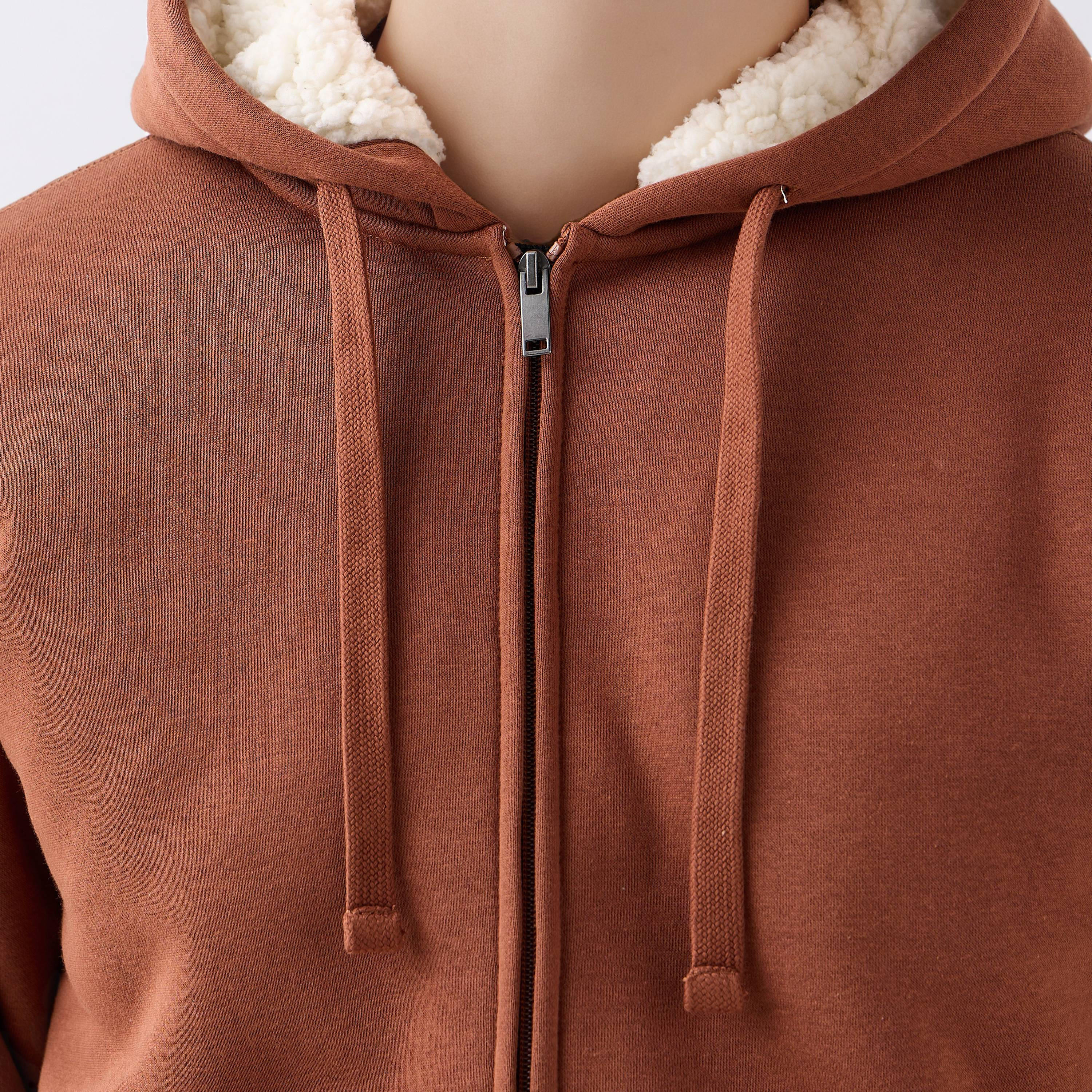 Men Regular Fit Hooded Zipper Jacket-men-clothing-jacketsandblazers-jackets-image-5