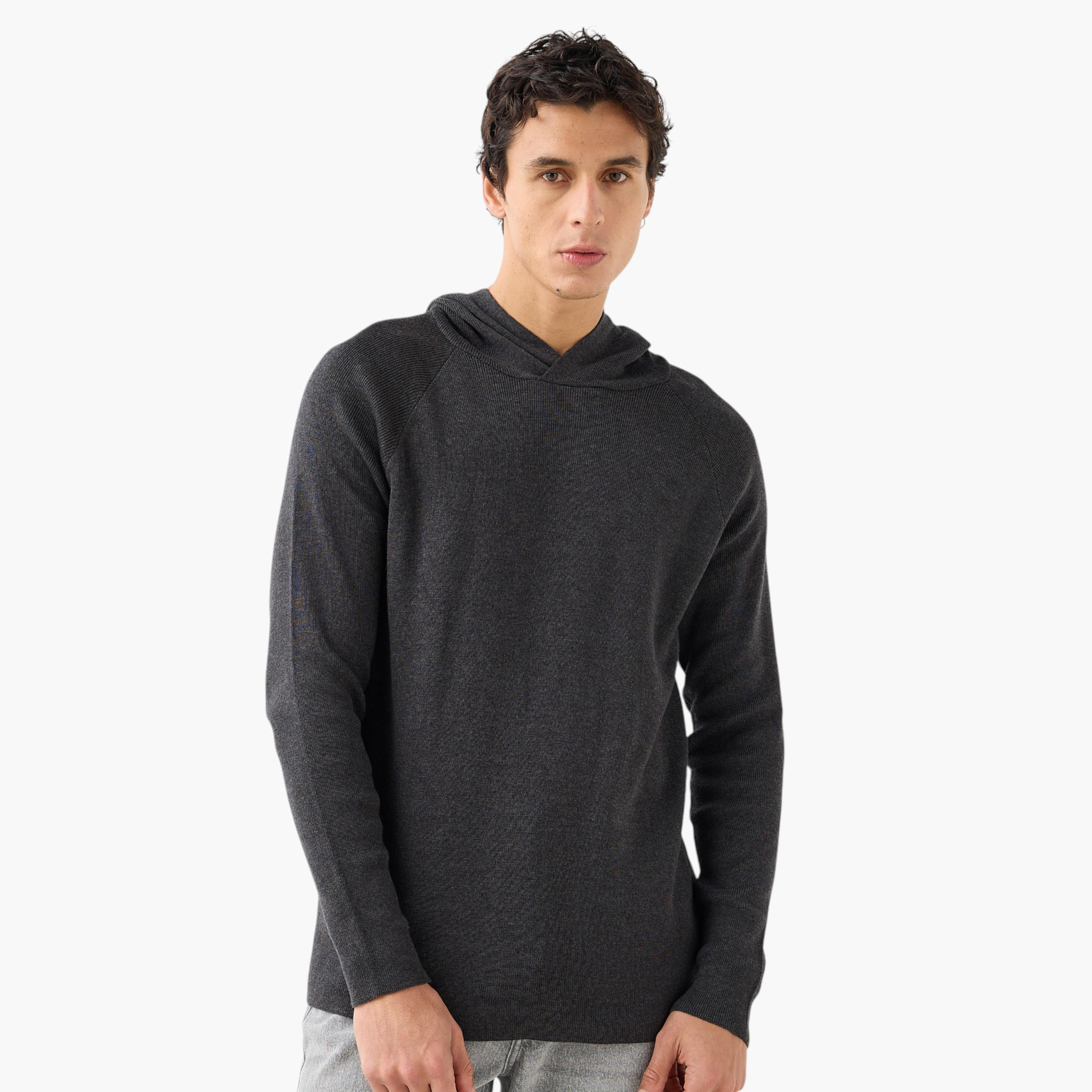 سويتر محبوك بقبعة للرجال-men-clothing-sweatersandpullovers-image-1