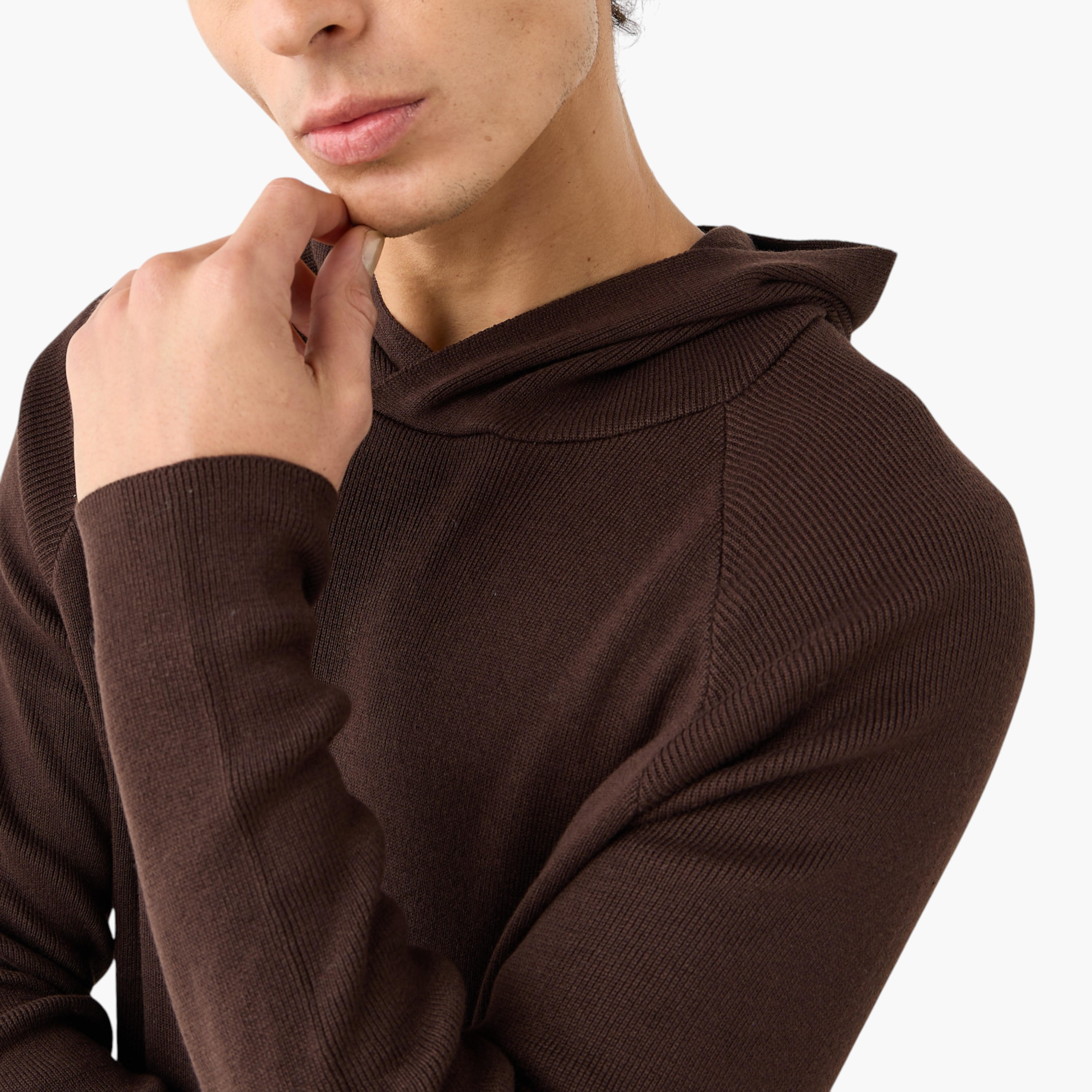 سويتر محبوك بقبعة للرجال-men-clothing-sweatersandpullovers-image-1