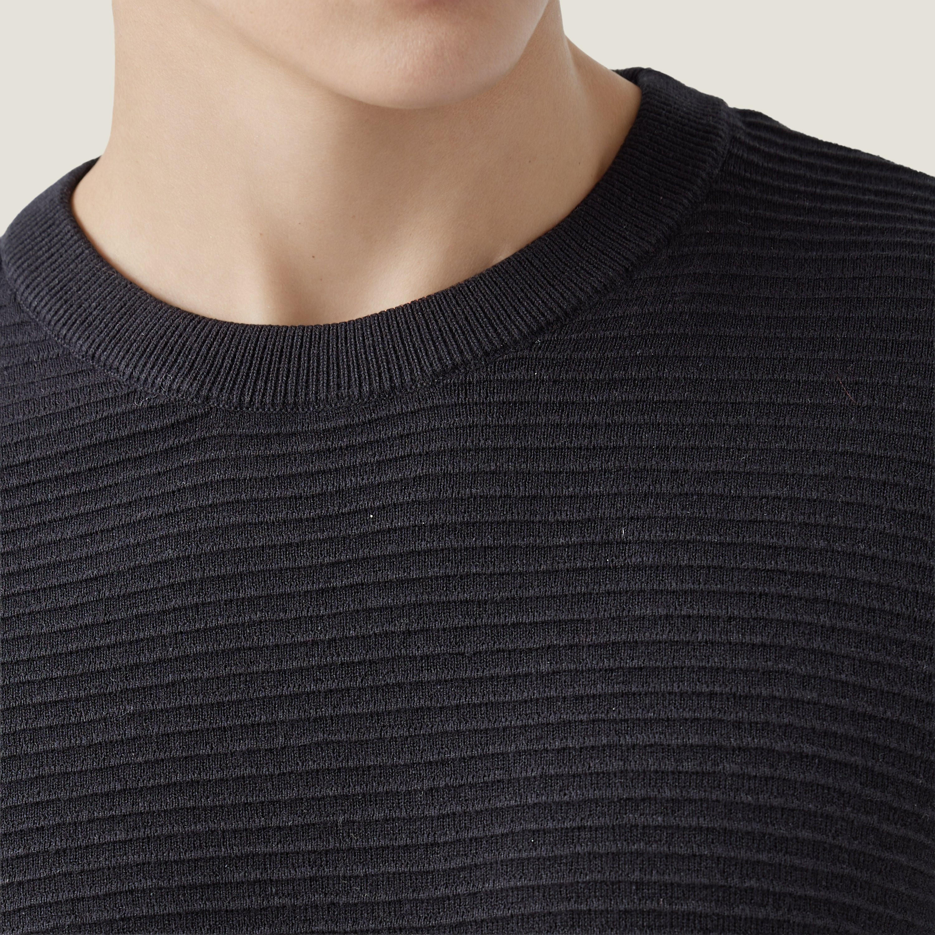 كنزة عثماني بارزة الملمس بياقة ضيقة-men-clothing-sweatersandpullovers-image-3
