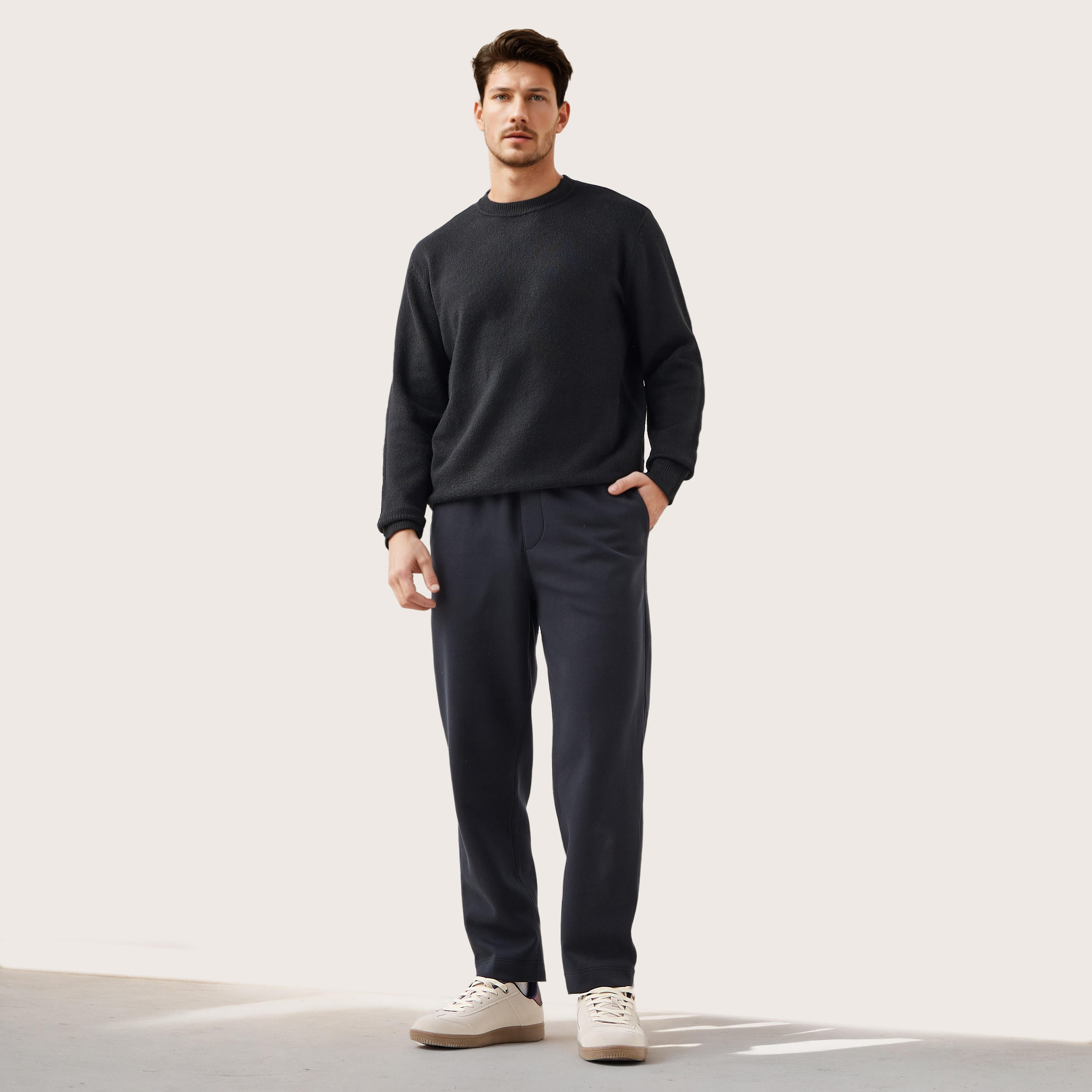 كنزة بارزة الملمس بياقة ضيقة-men-clothing-sweatersandpullovers-image-5