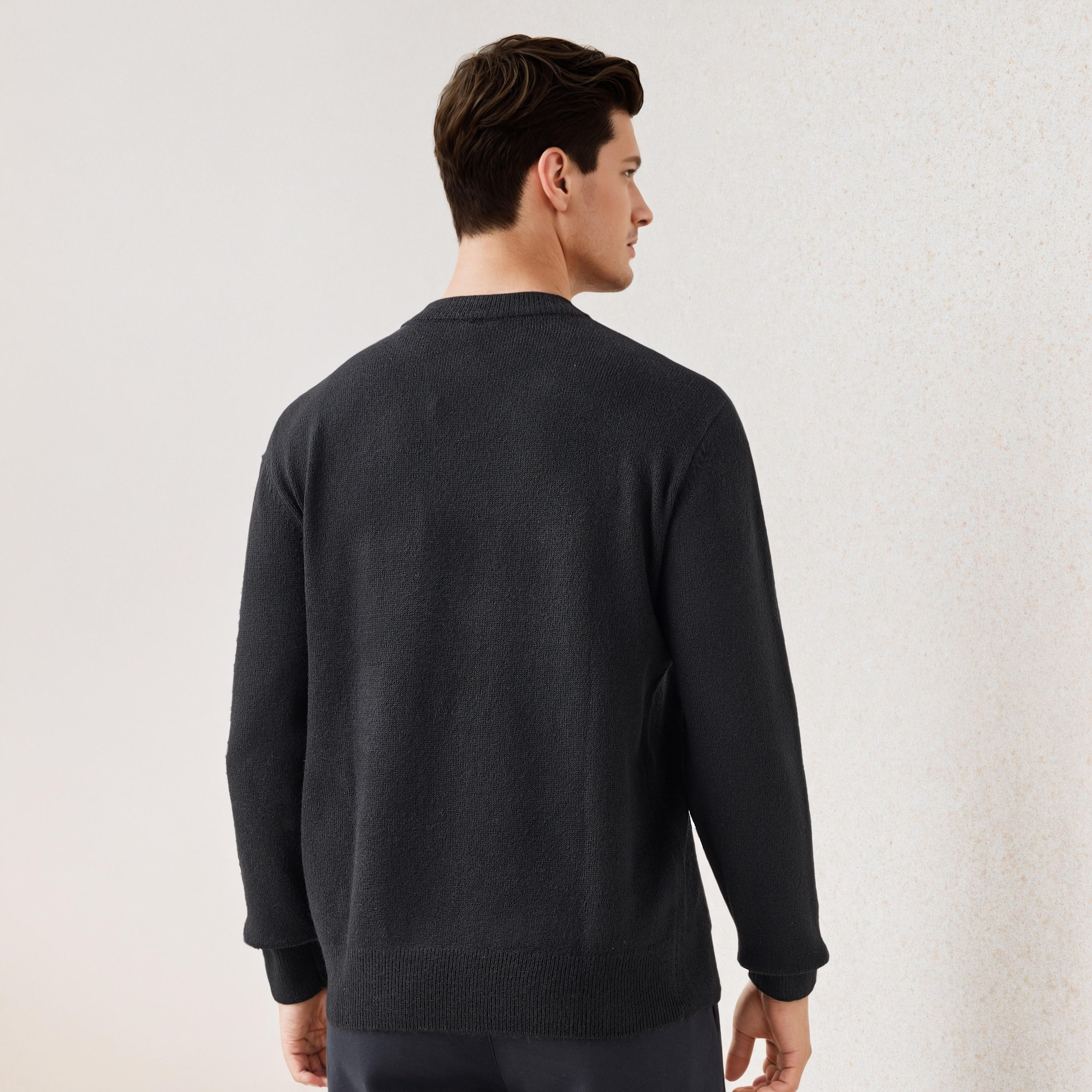 كنزة بارزة الملمس بياقة ضيقة-men-clothing-sweatersandpullovers-image-3