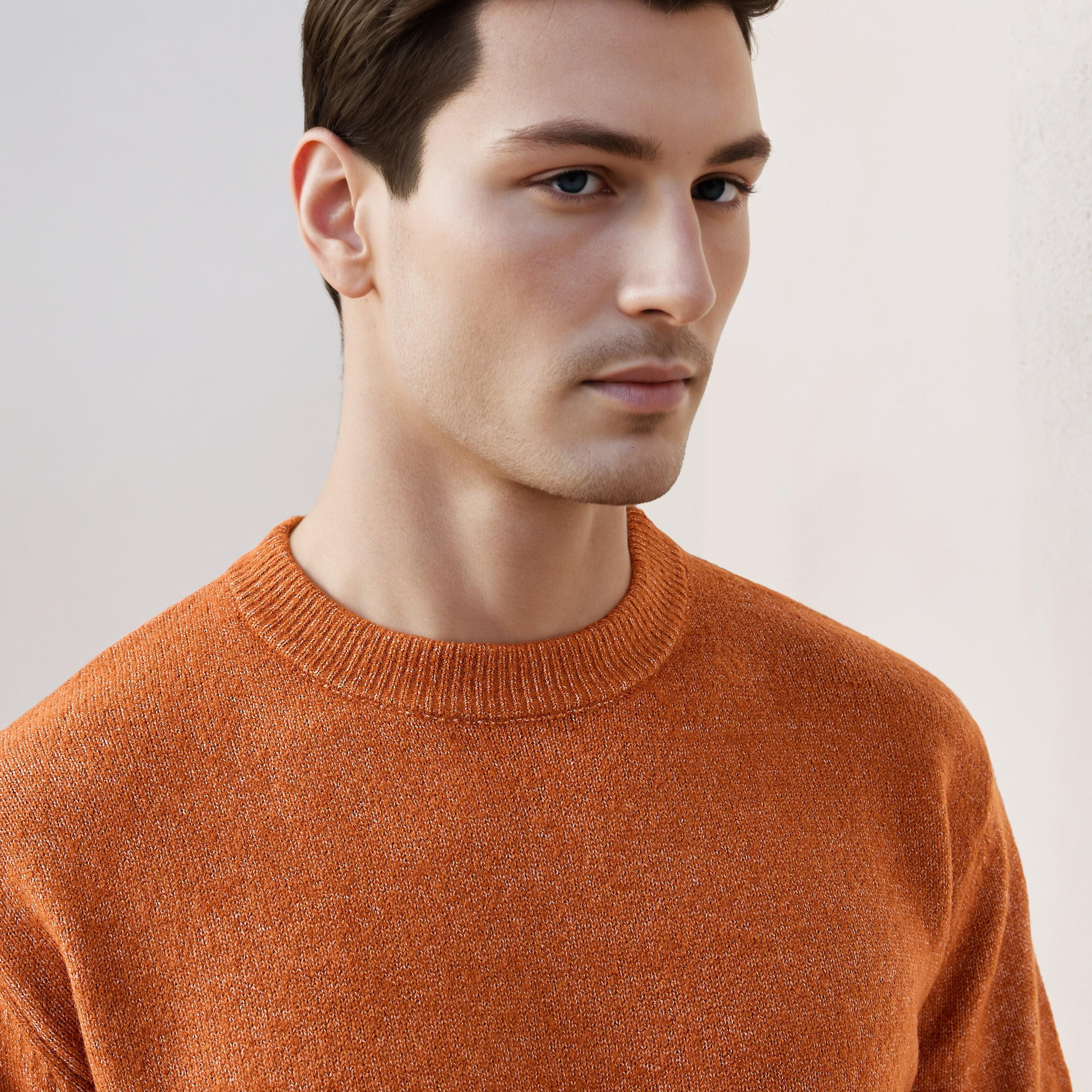 Textured Sweater with Crew Neck-men-clothing-sweatersandpullovers-image-5