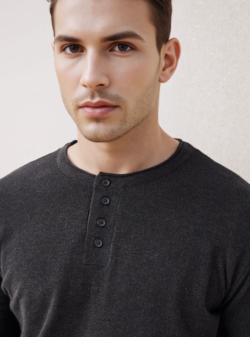 Henley Collar Sweater with Long Sleeves-men-clothing-sweatersandpullovers-image-4