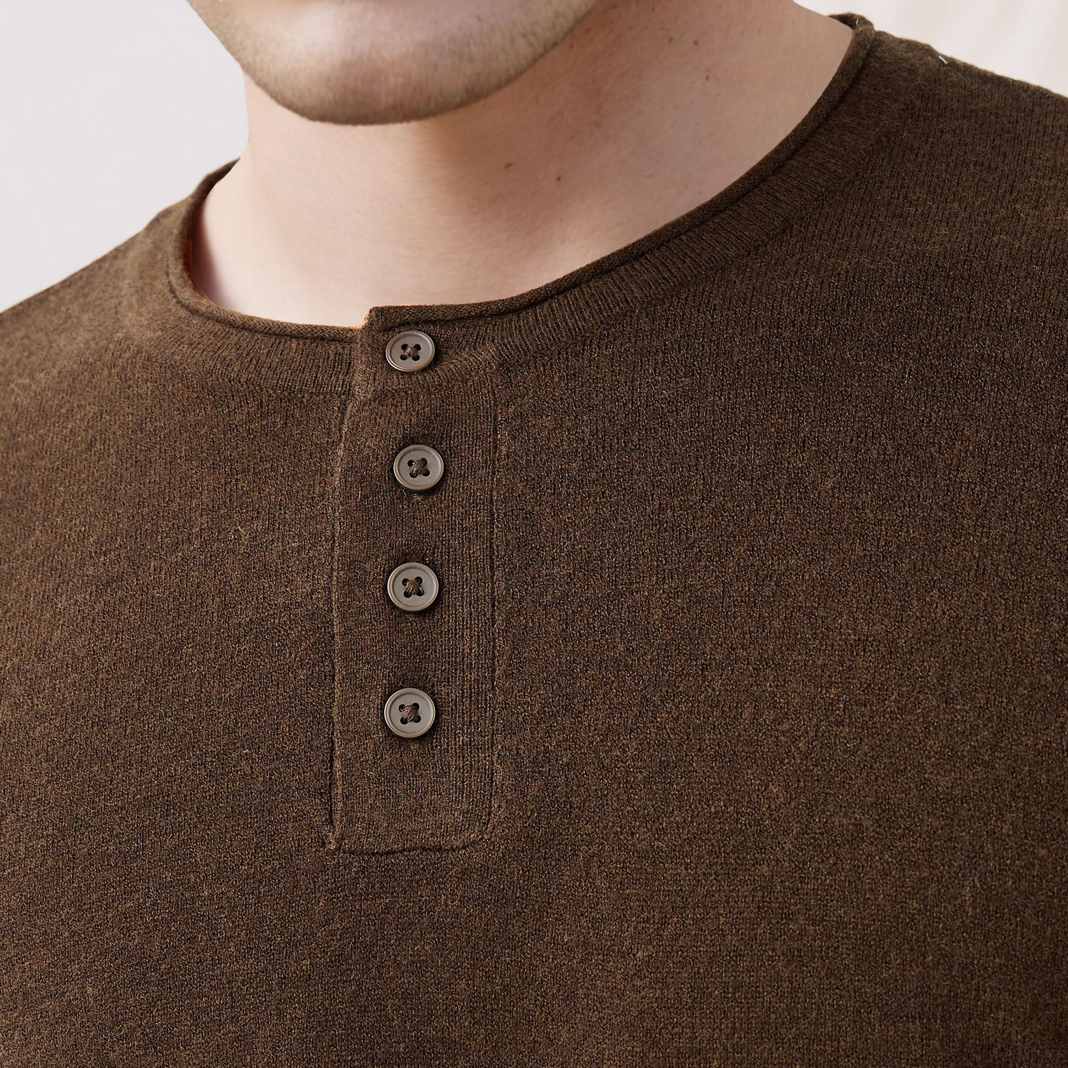 كنزة بياقة هينلي وأكمام طويلة-men-clothing-sweatersandpullovers-image-5