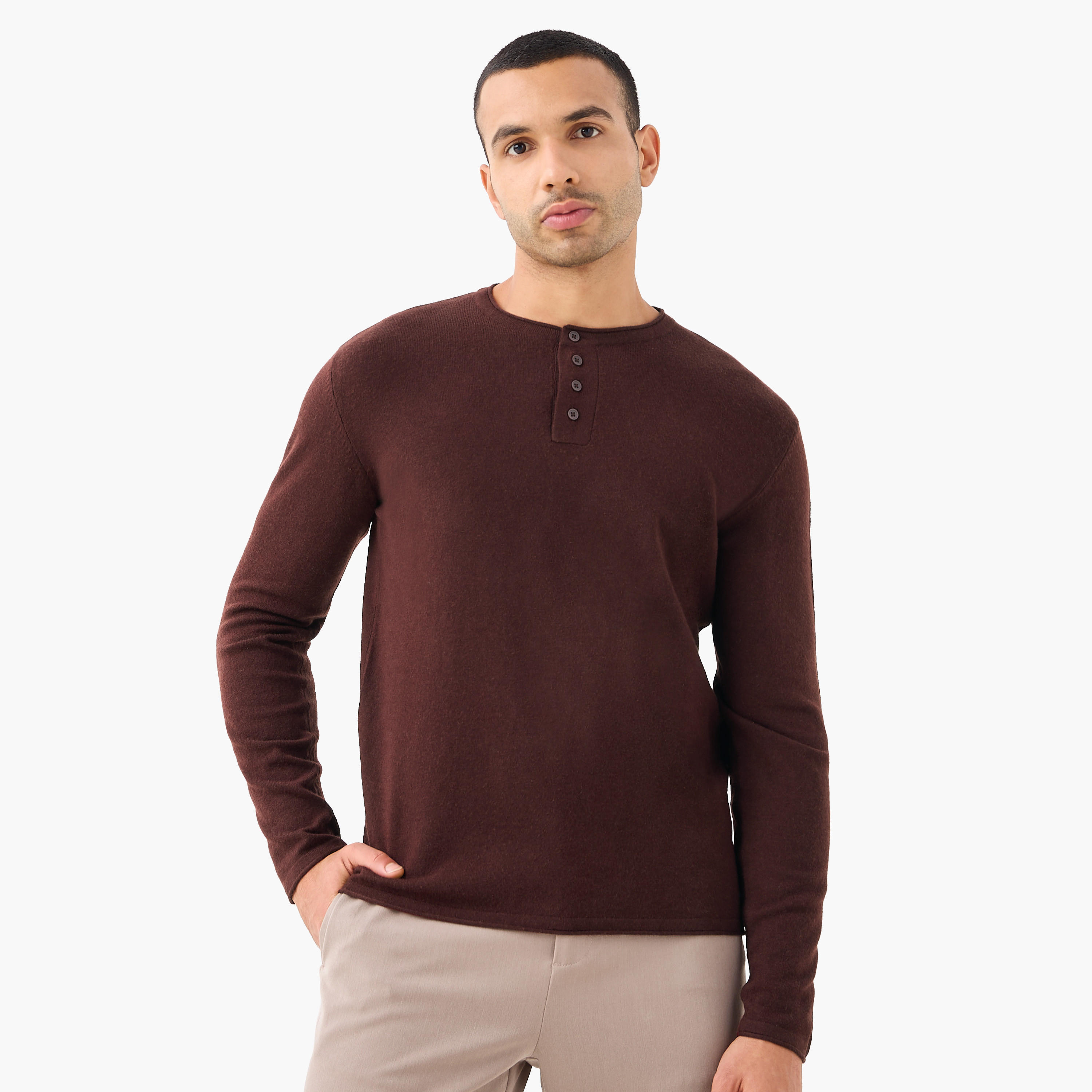 Henley Collar Sweater with Long Sleeves-men-clothing-sweatersandpullovers-image-6