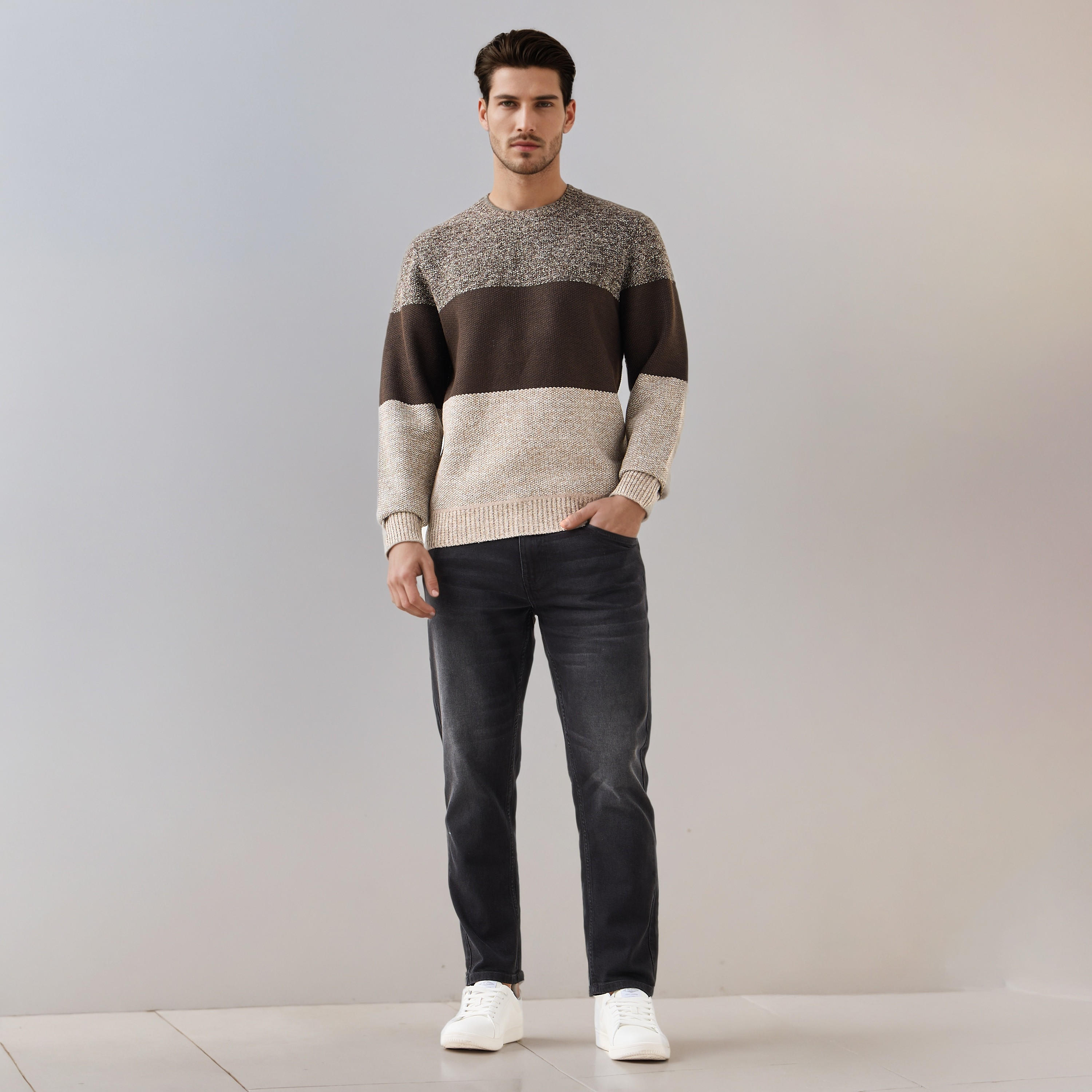 Men Crew Neck Striped Sweater-men-clothing-sweatersandpullovers-image-2