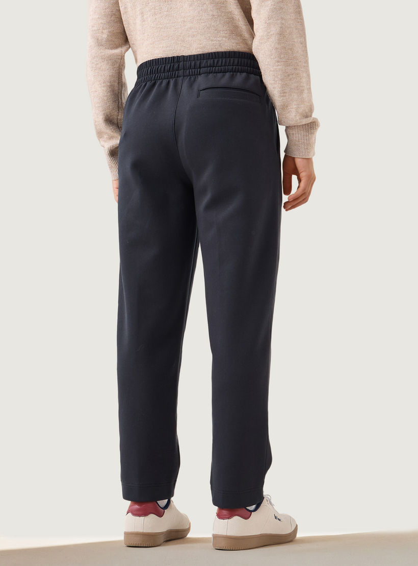 بنطلون رياضي بقصّة عادية وخصر مرن للرجال-men-clothing-bottoms-joggers-image-3