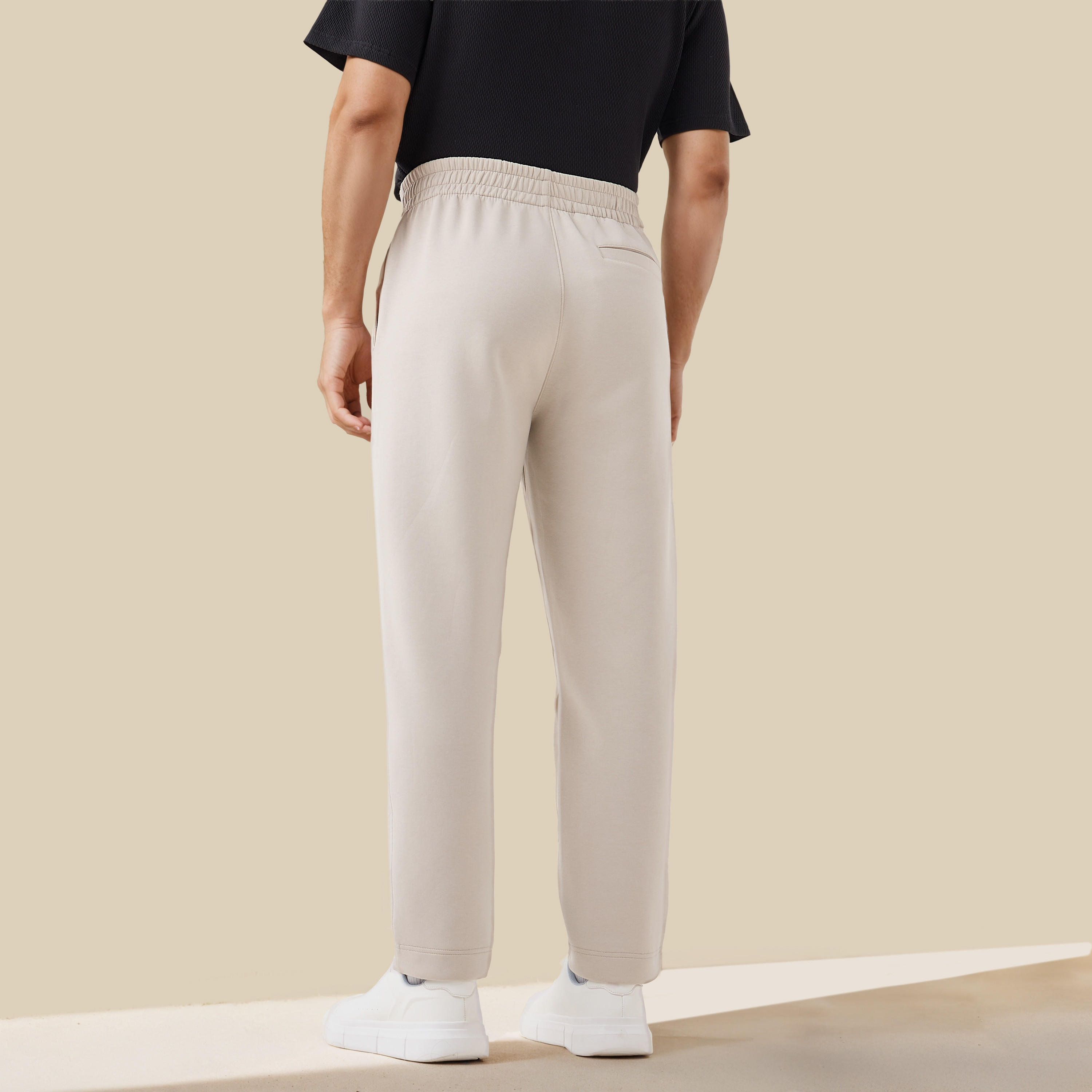 Men Regular Fit Joggers with Flexi Waist-men-clothing-bottoms-joggers-image-3