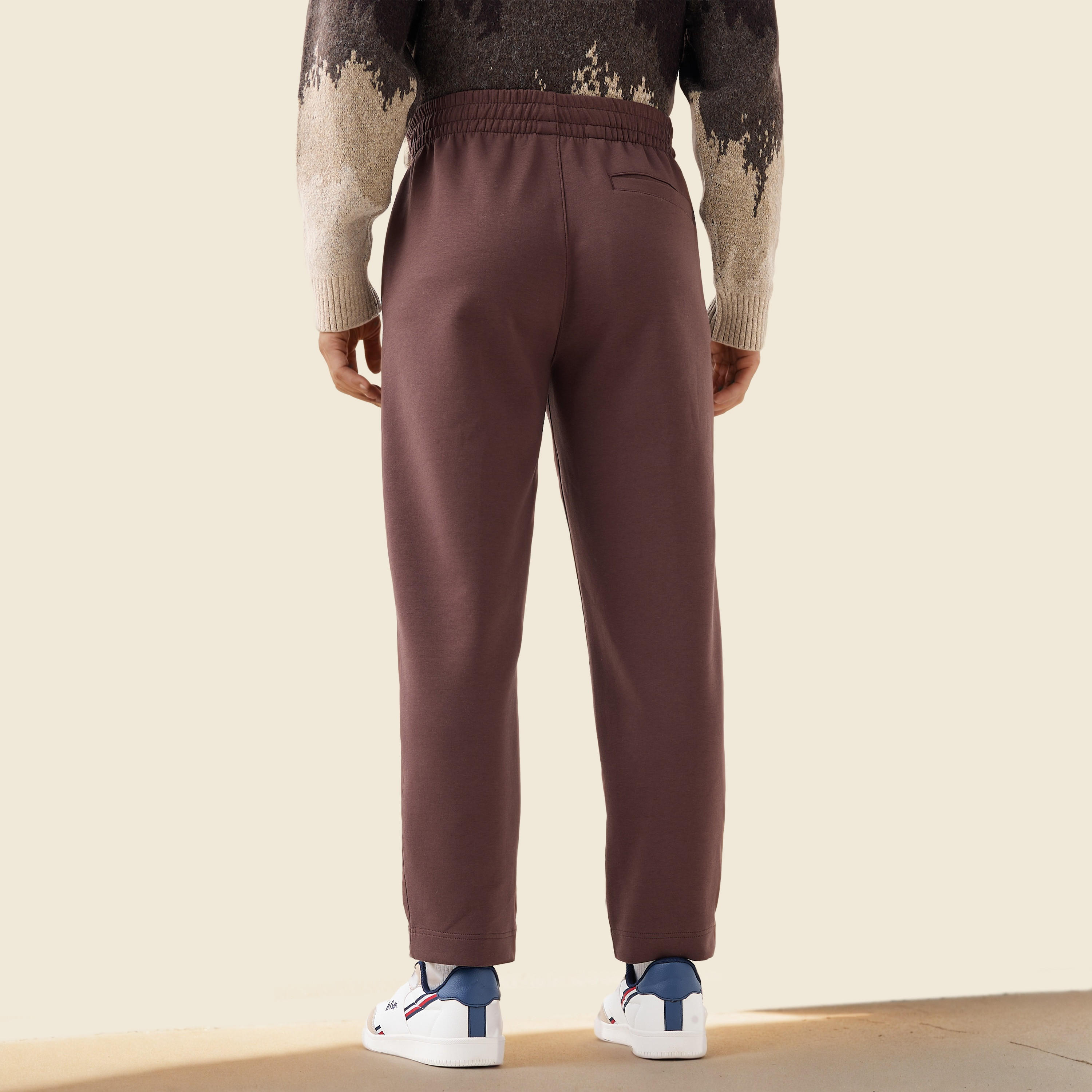 Men Regular Fit Joggers with Flexi Waist-men-clothing-bottoms-joggers-image-3