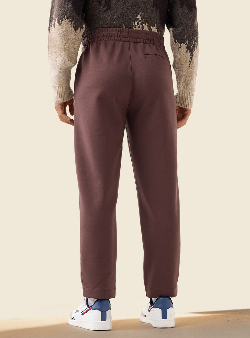 بنطلون رياضي بقصّة عادية وخصر مرن للرجال-men-clothing-bottoms-joggers-image-3