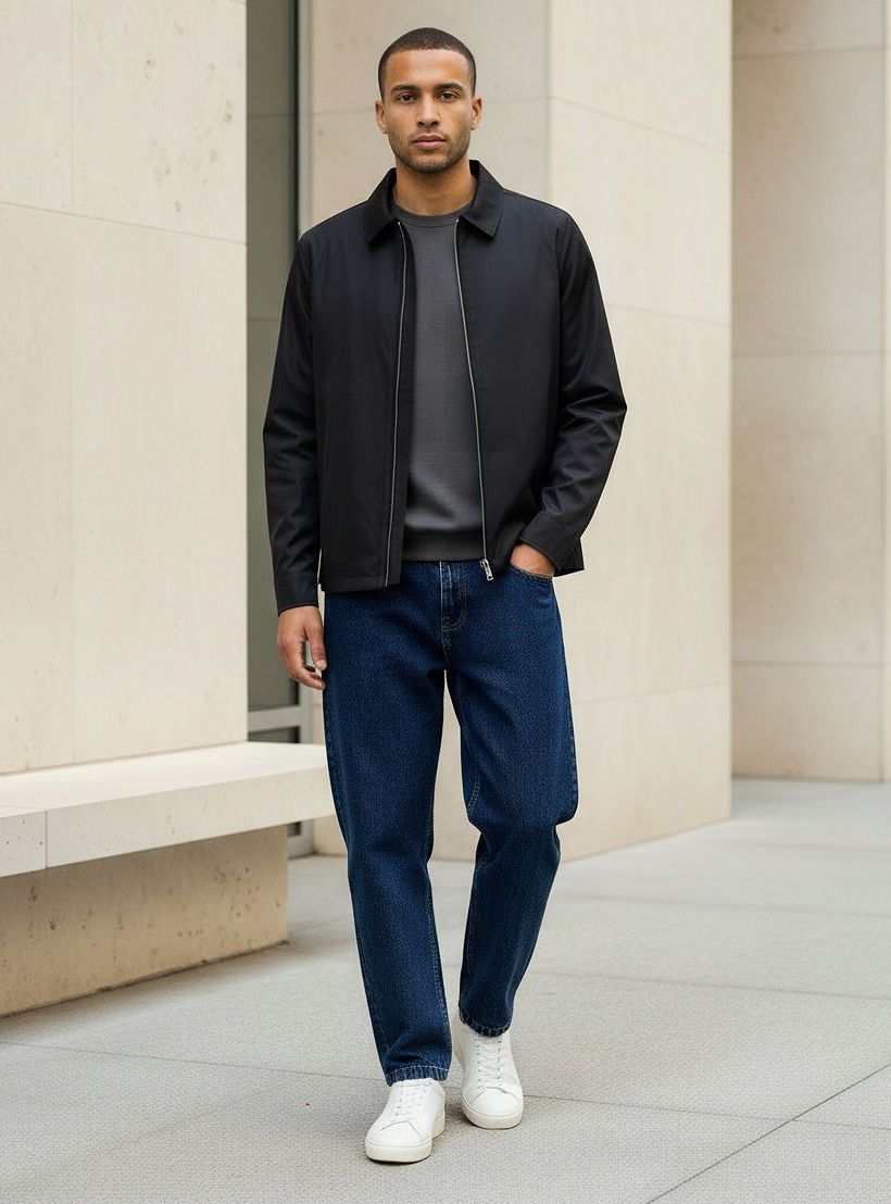 Men Regular Fit Collared Jacket-men-clothing-jacketsandblazers-jackets-image-2