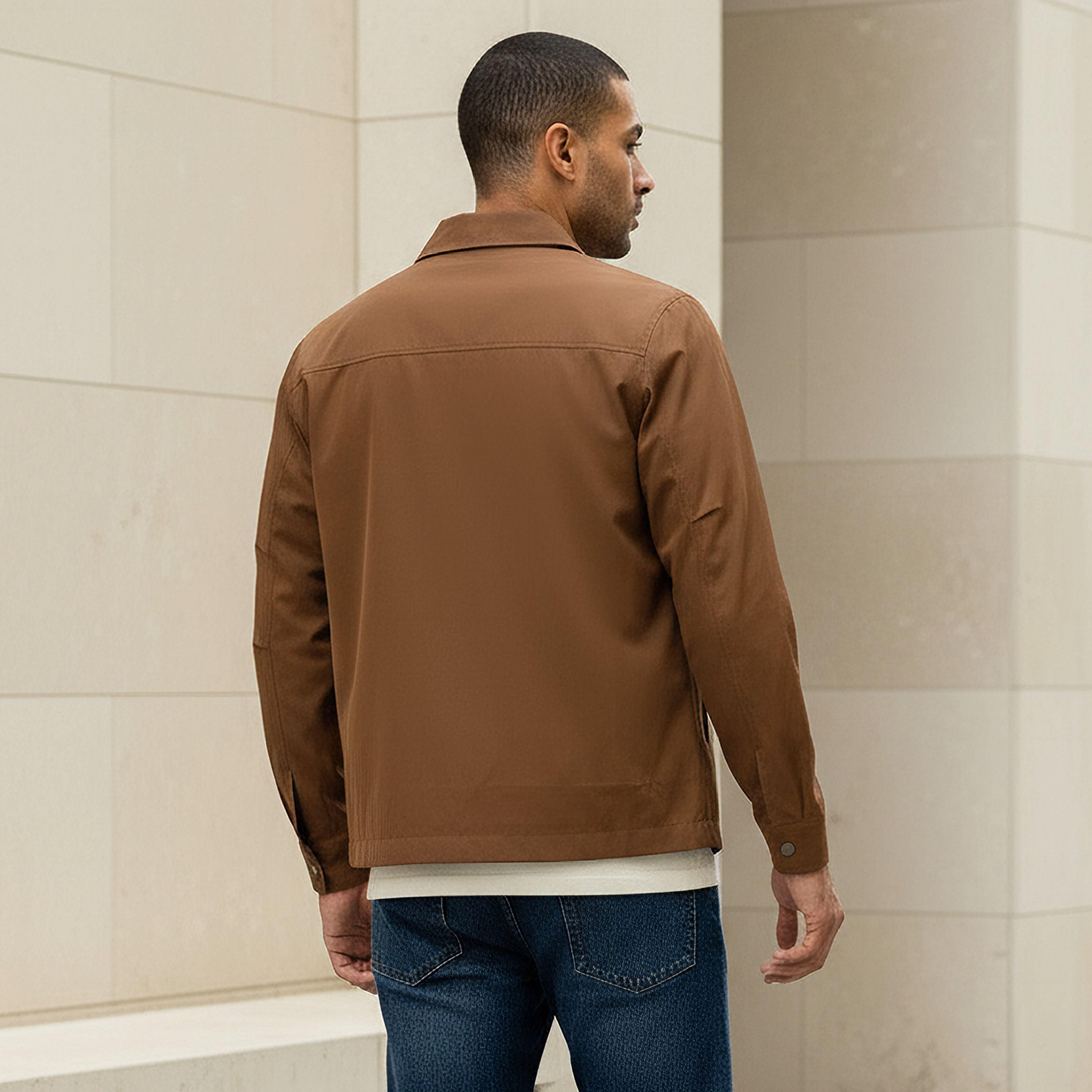 Men Regular Fit Collared Jacket-men-clothing-jacketsandblazers-jackets-image-3