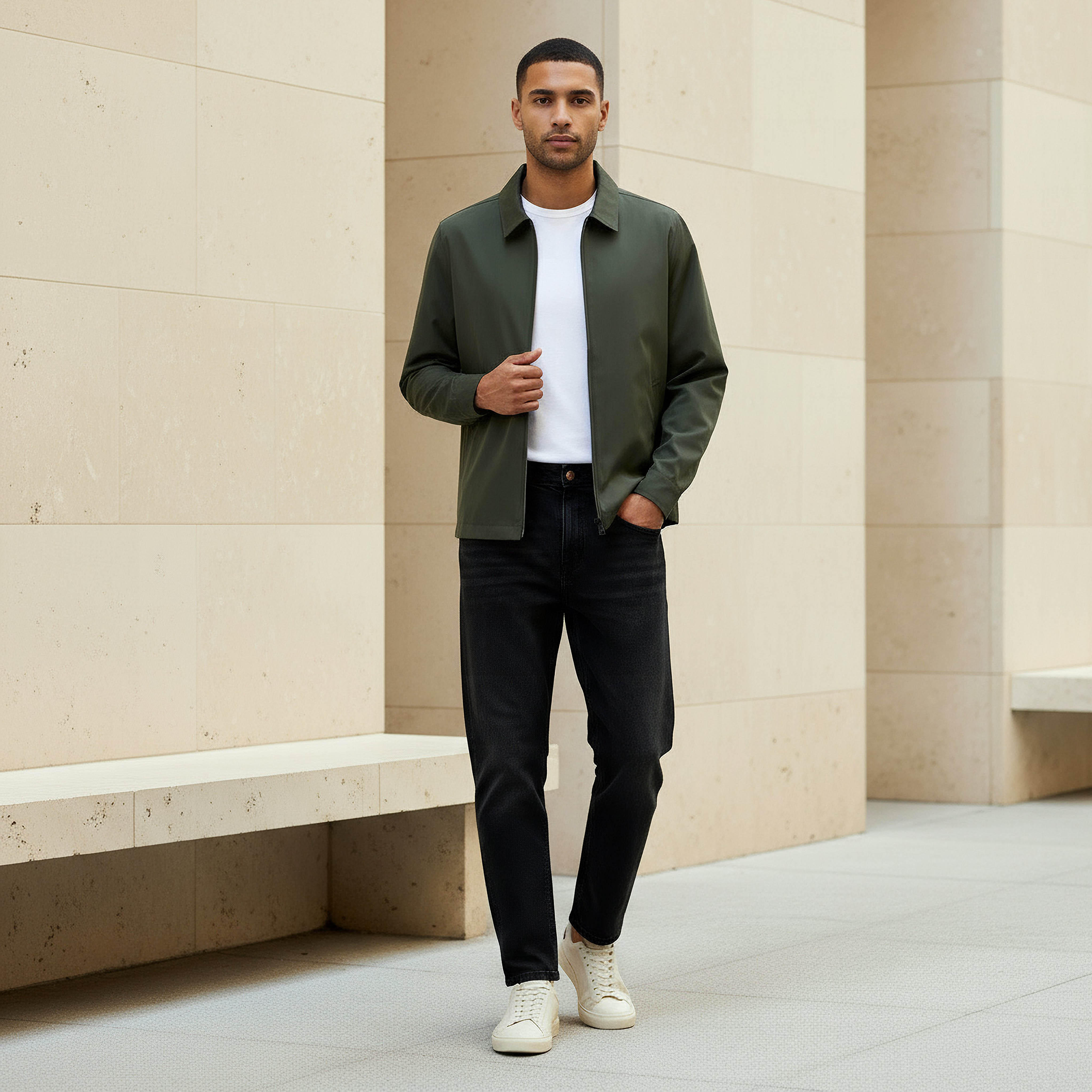Men Regular Fit Collared Jacket-men-clothing-jacketsandblazers-jackets-image-2