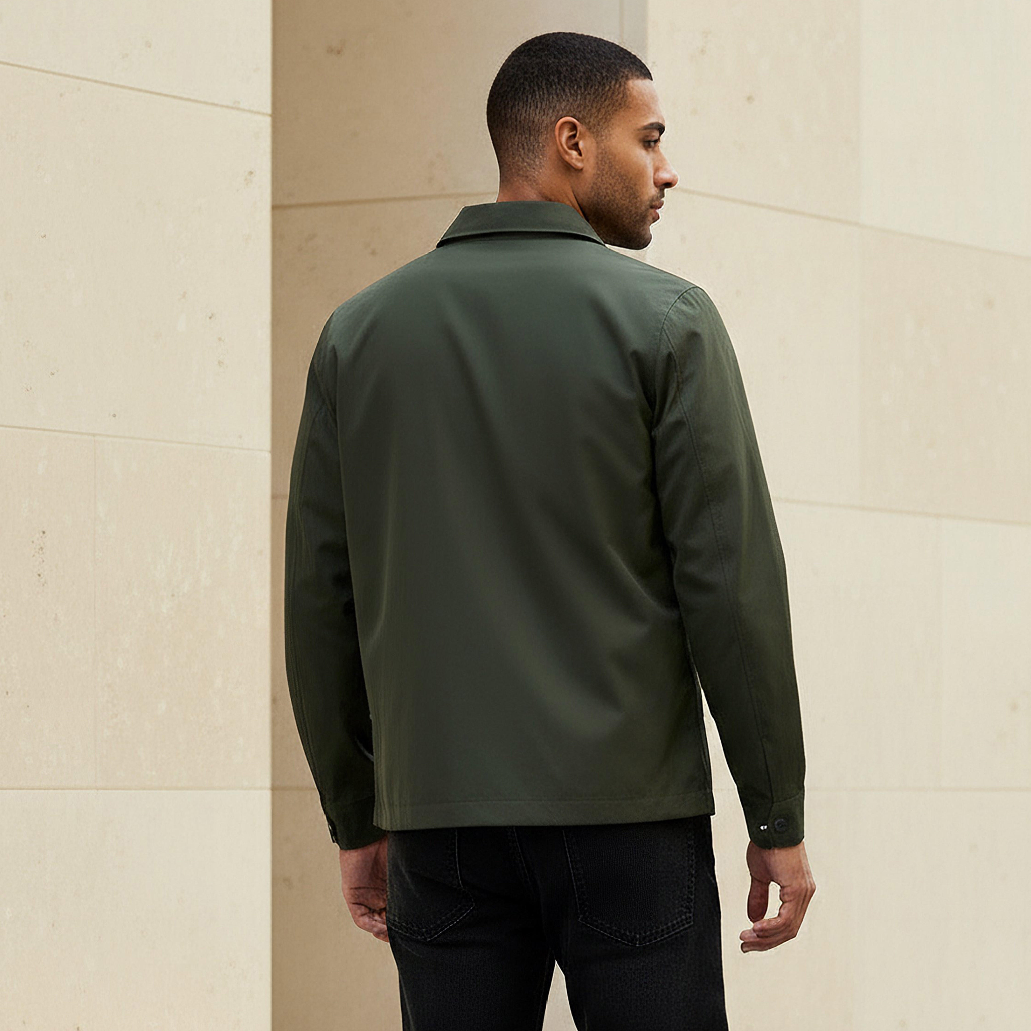Men Regular Fit Collared Jacket-men-clothing-jacketsandblazers-jackets-image-3